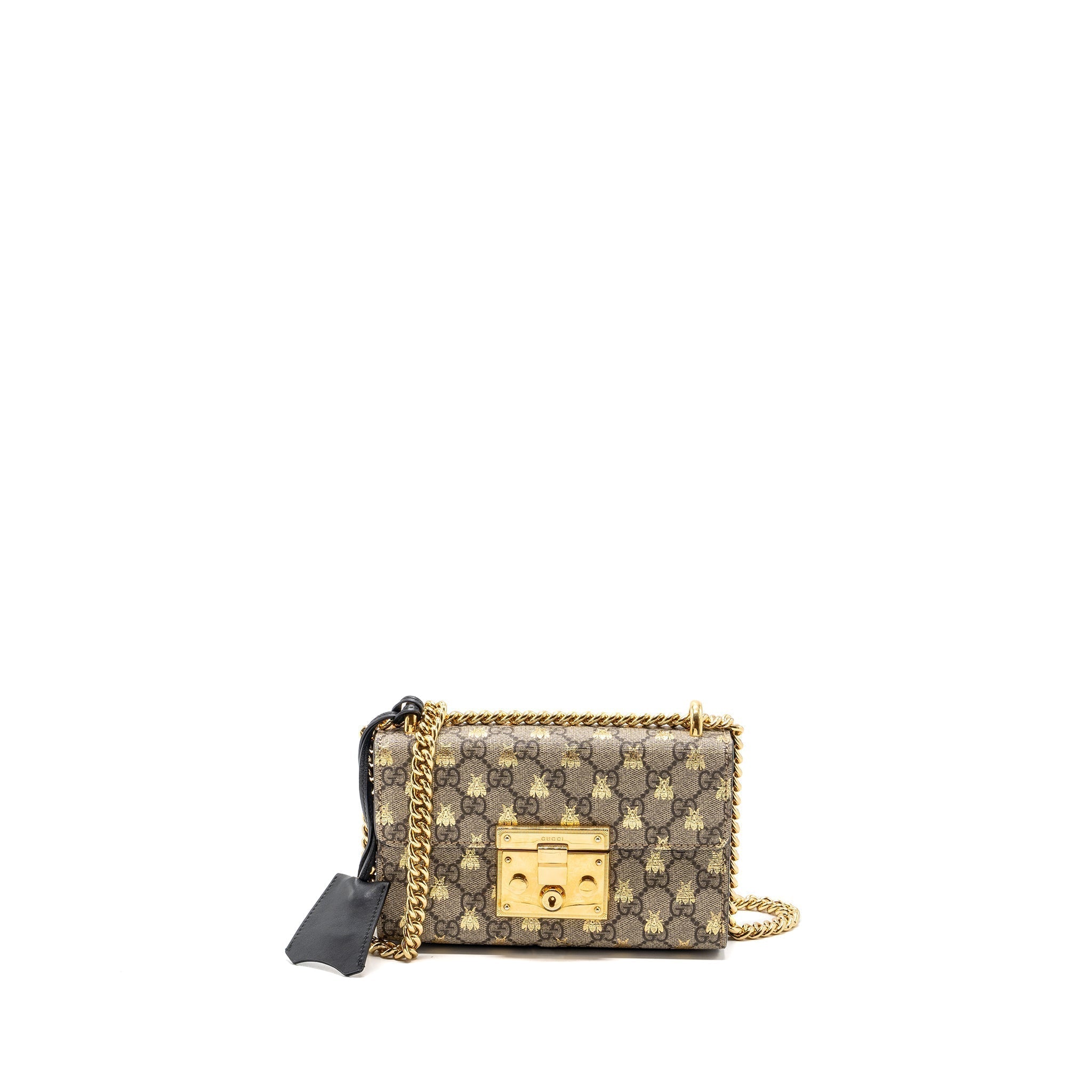 gucci-small-padlock-chain-bag-gg-supreme-canvas-with-bee-print-beige-black-ghw