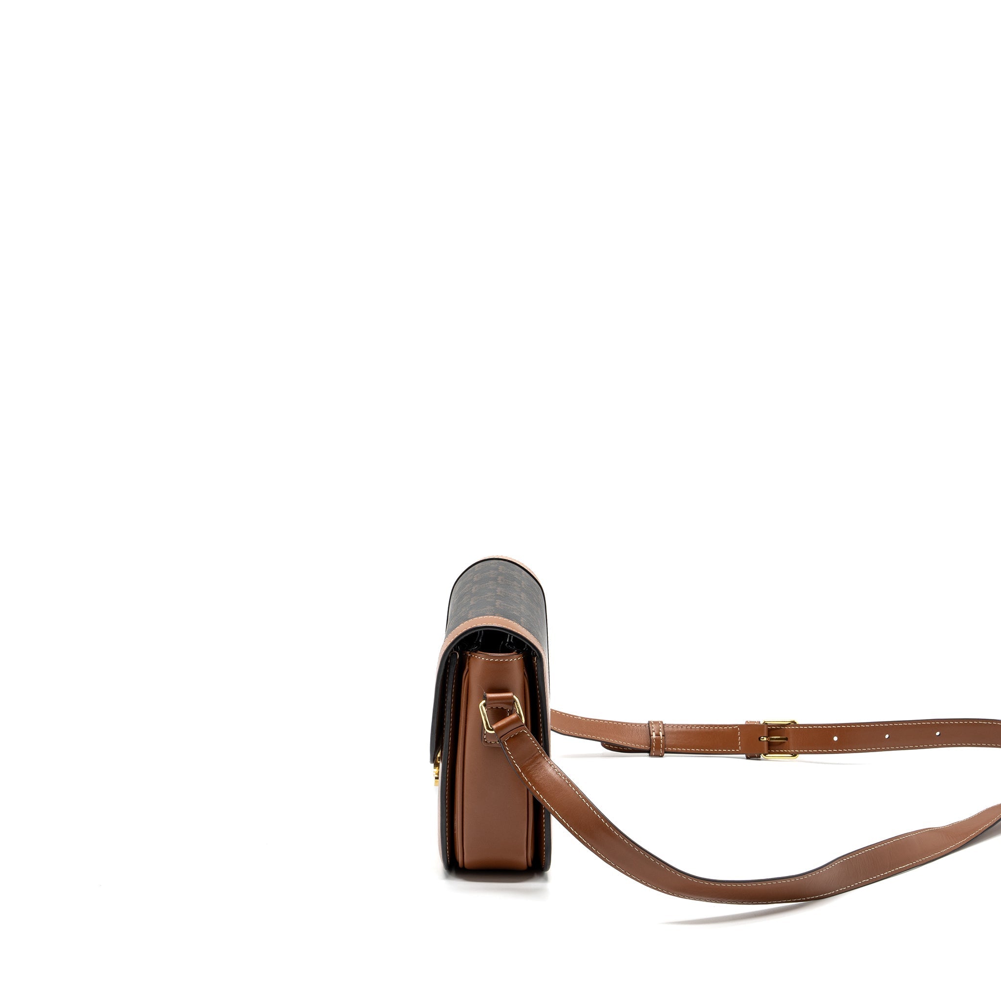 celine-teen-triomphe-bag-canvas-calfskin-tan-ghw