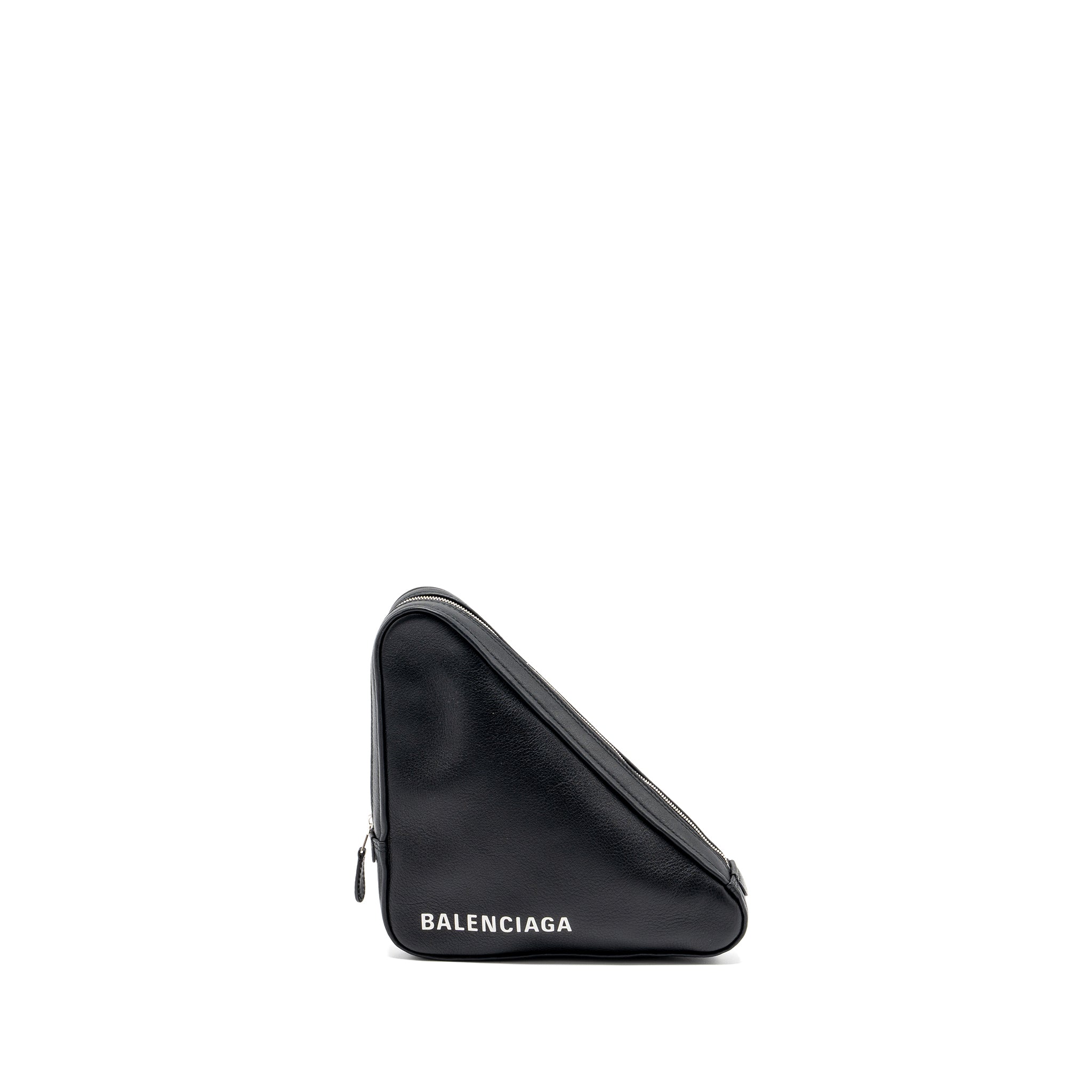 balenciaga-triangle-zip-clutch-calfskin-black-shw