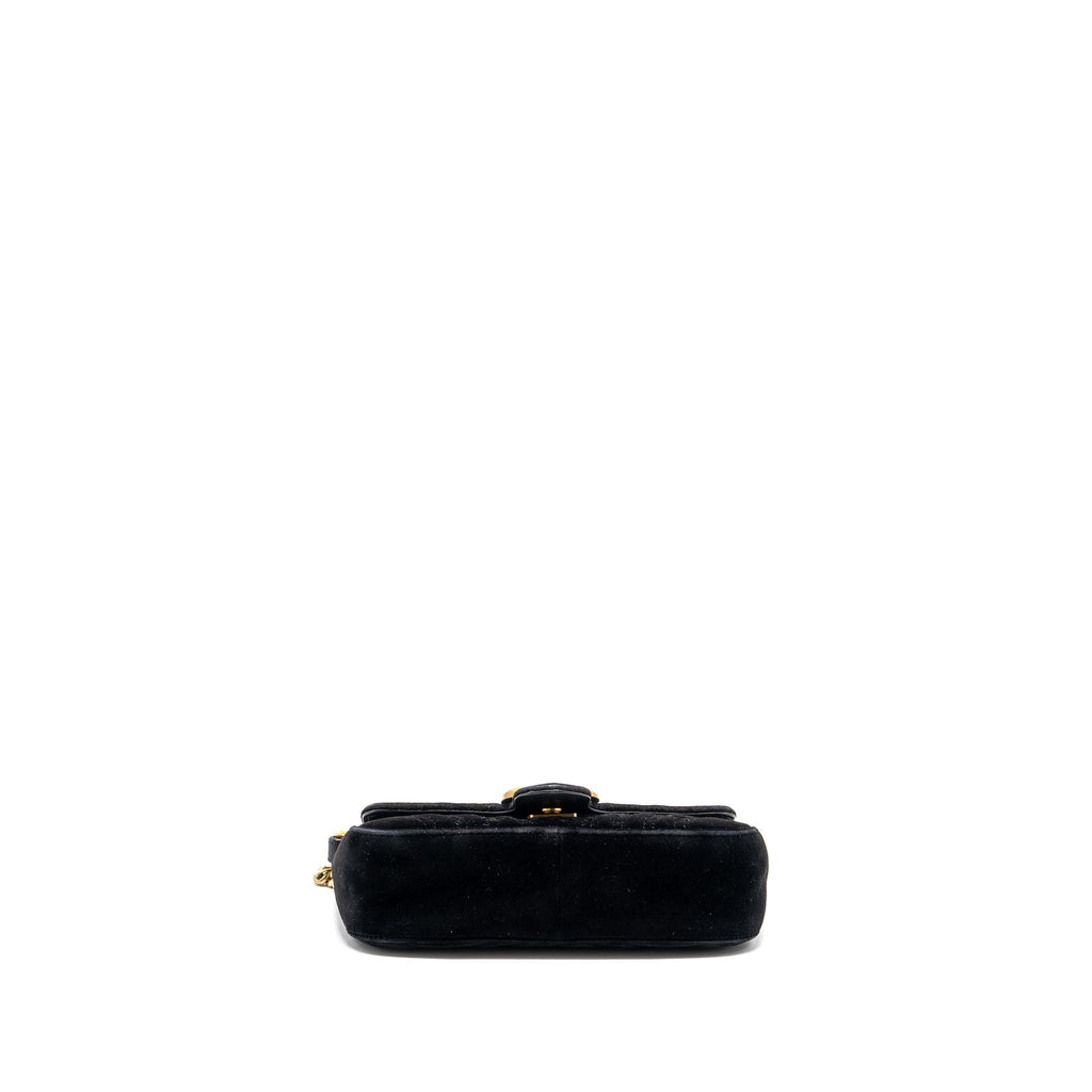 gucci-mini-marmont-velvet-black-ghw-1