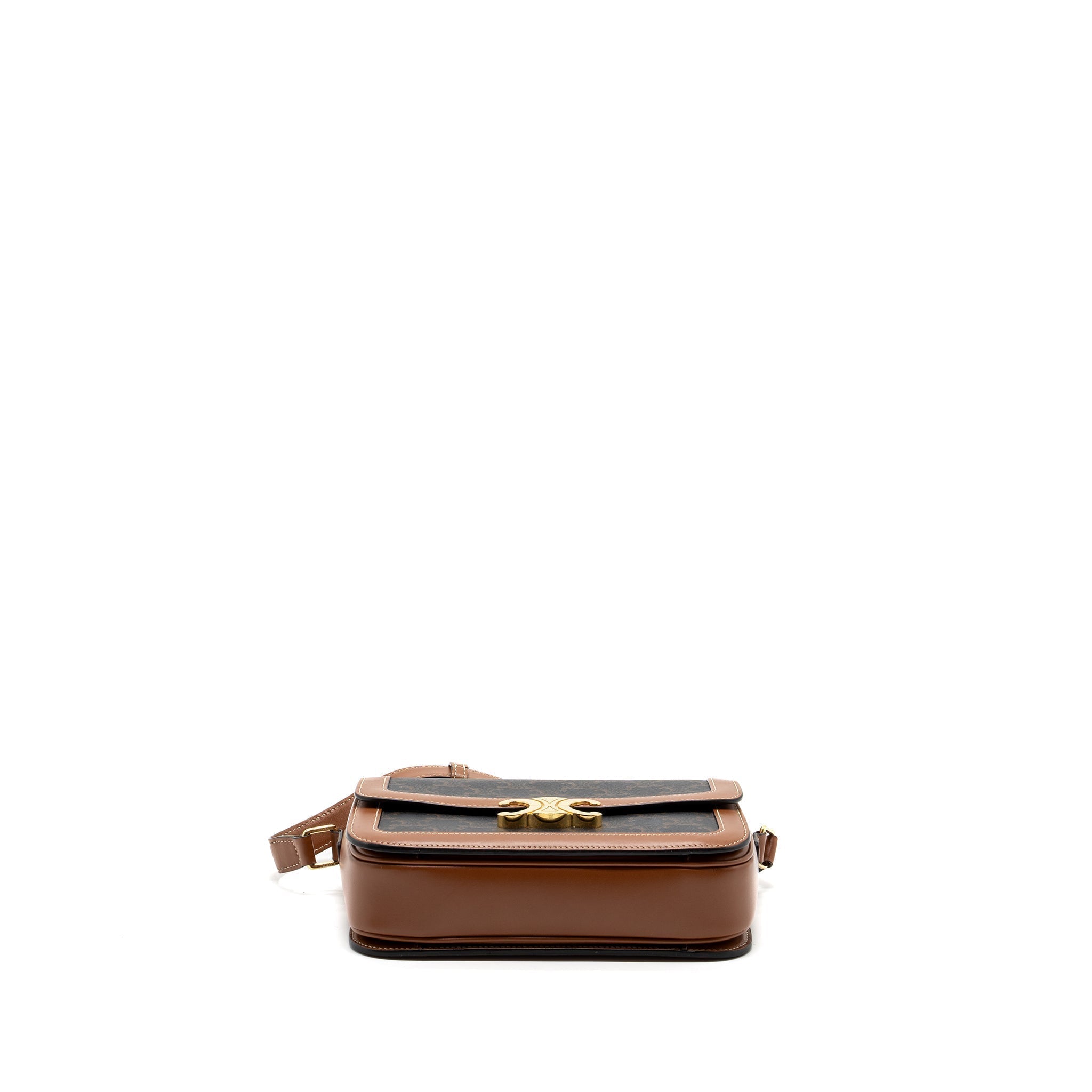 celine-teen-triomphe-bag-canvas-calfskin-tan-ghw