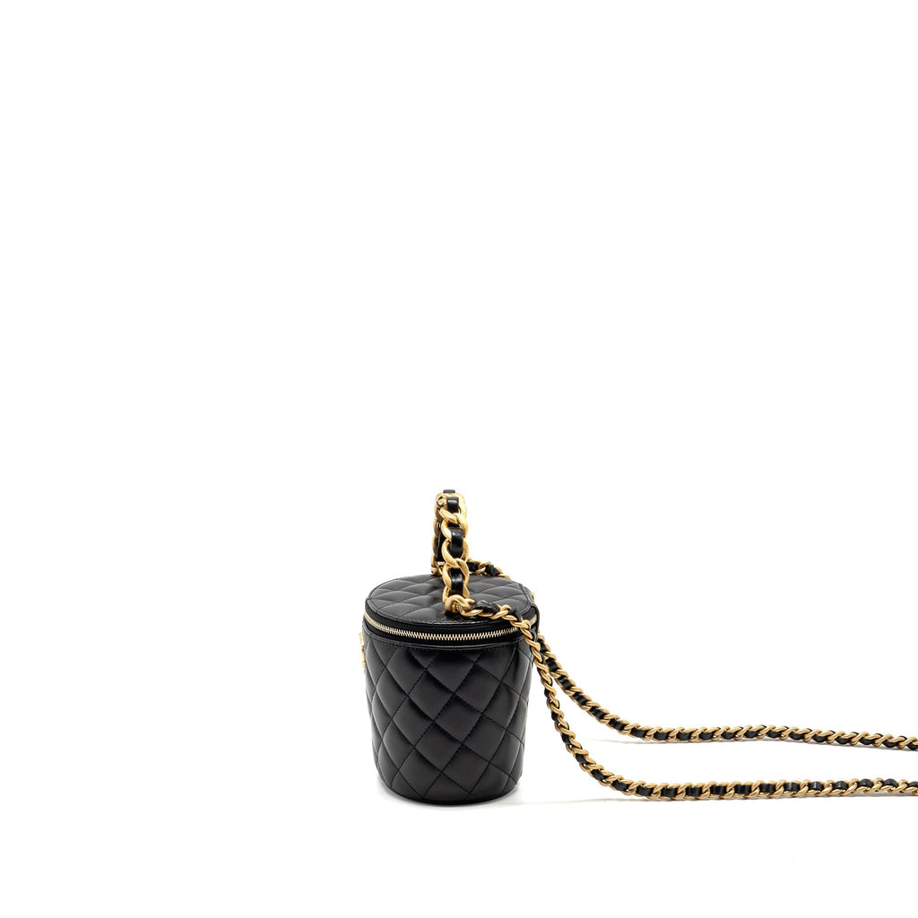 chanel-afternoon-tea-top-handle-vanity-case-with-chain-lambskin-black-ghw-microchip