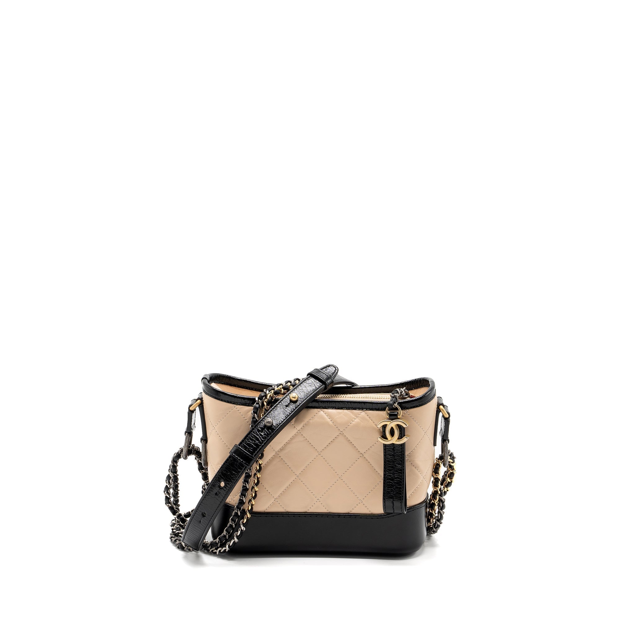 chanel-small-gabrielle-hobo-bag-calfskin-beige-black-multicolour-hardware