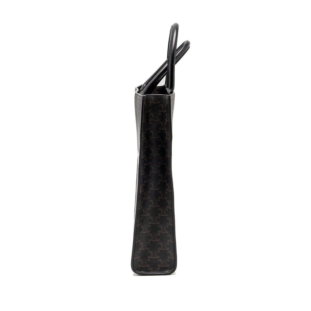 celine-vertical-cabas-in-triomphe-canvas-black-multicolour-ghw