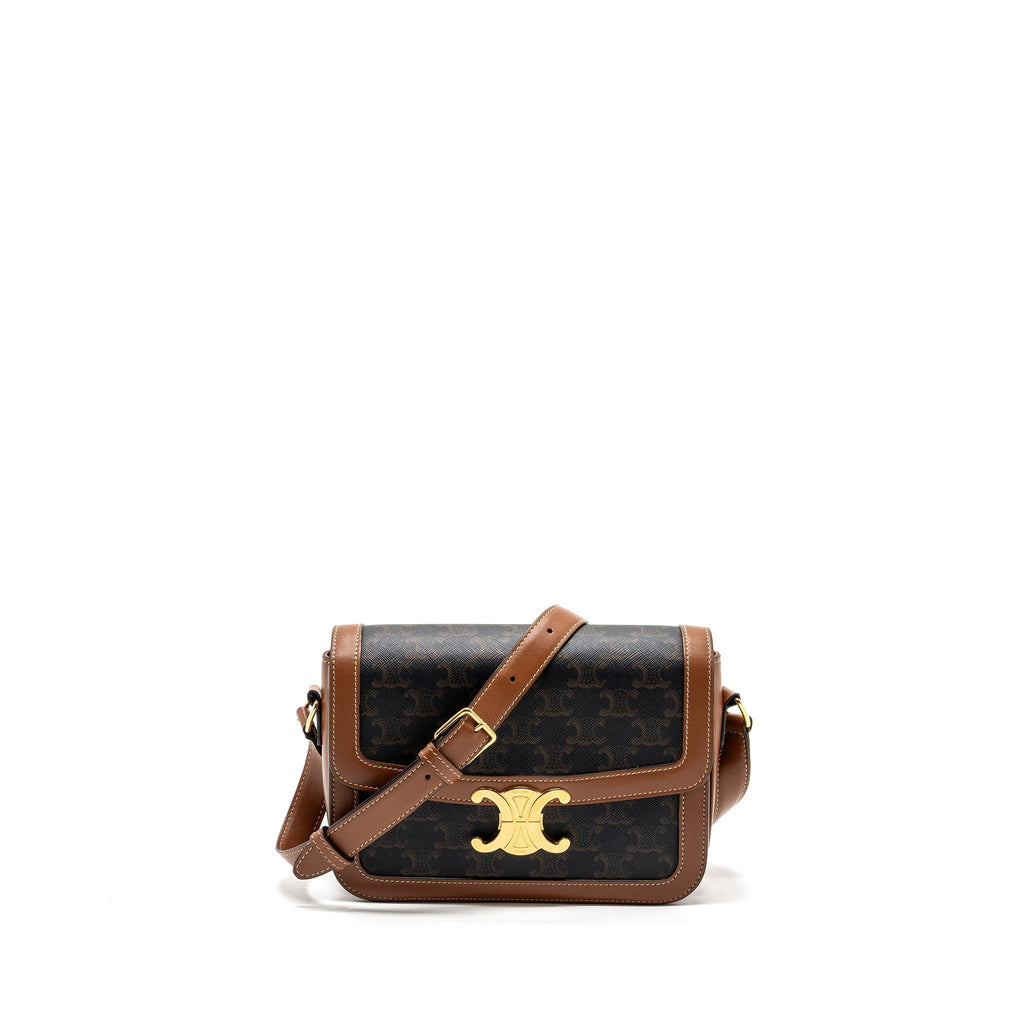 celine-teen-triomphe-bag-canvas-calfskin-tan-ghw