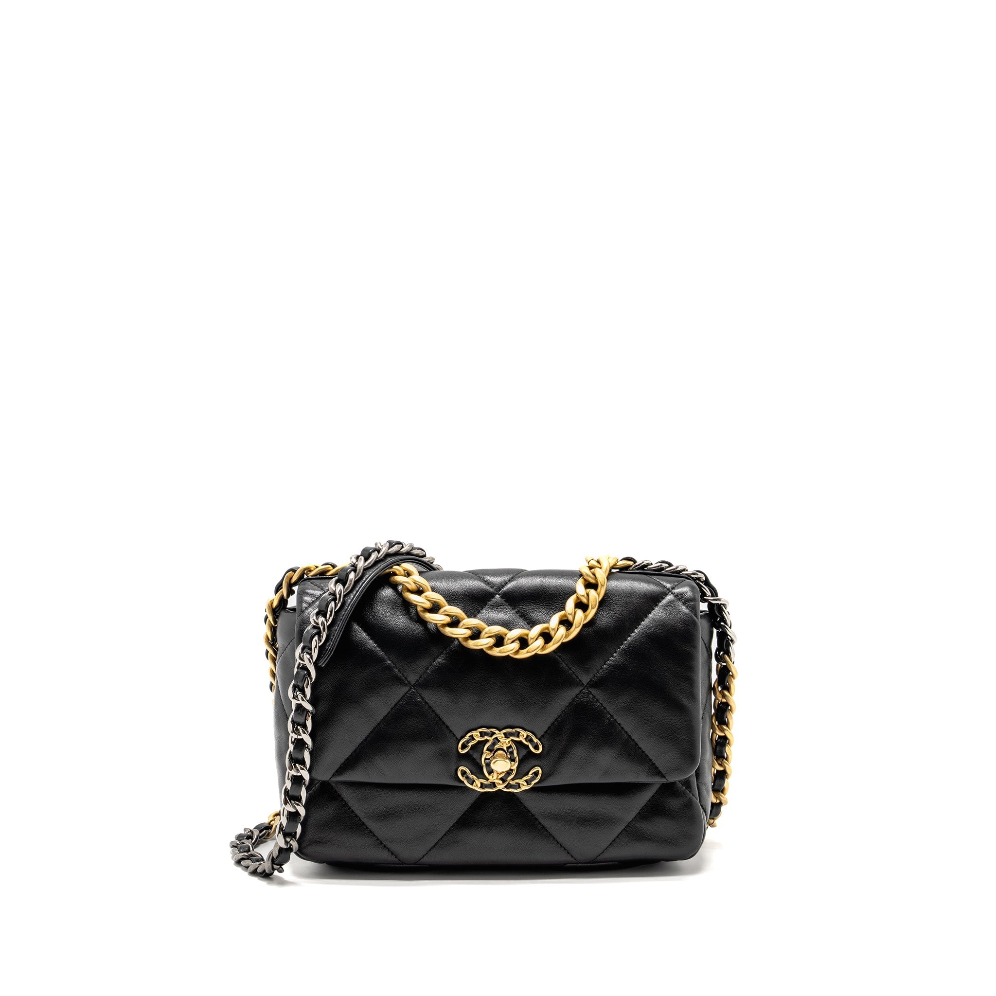 chanel-small-19-bag-lambskin-black-multicolour-hardware-3