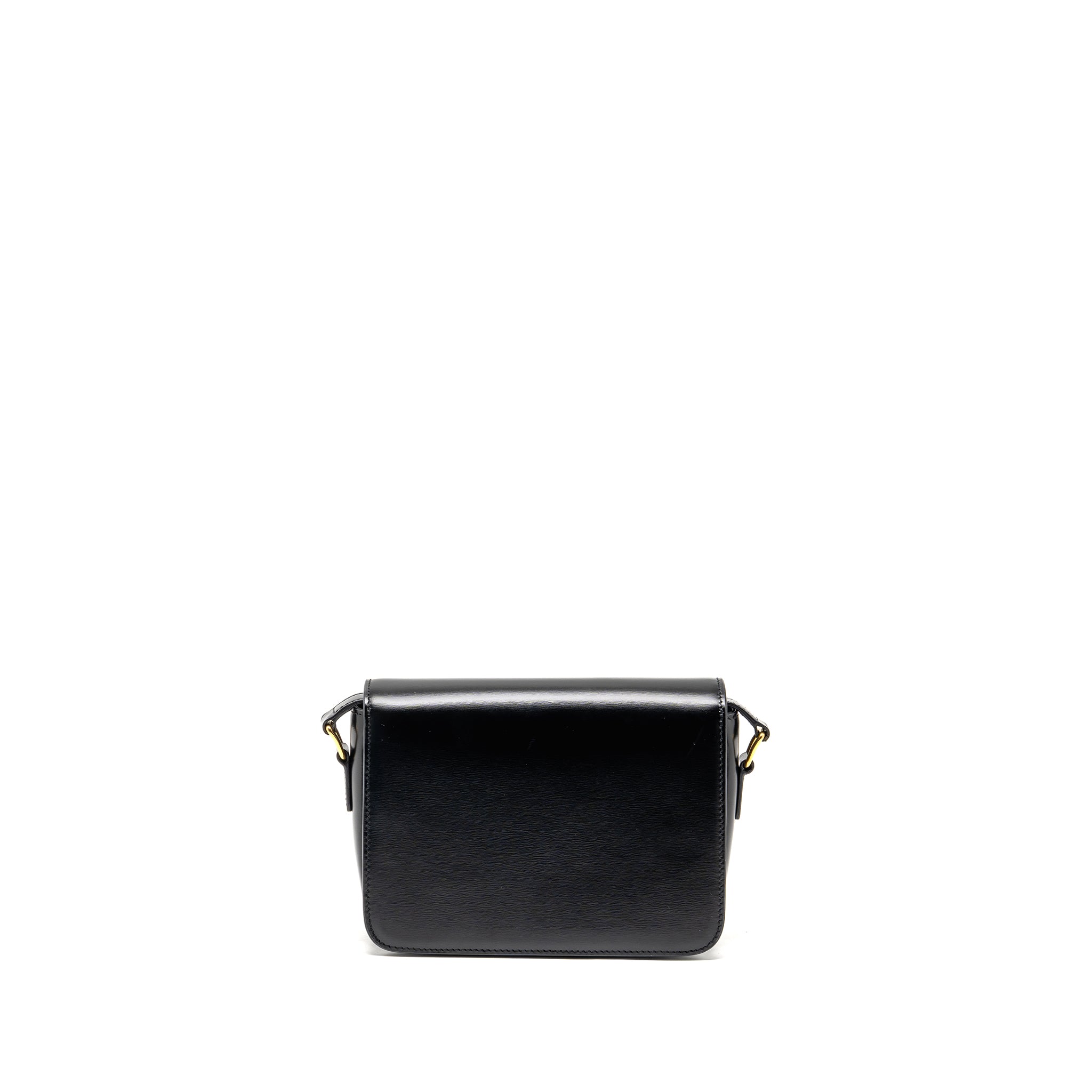 celine-teen-triomphe-bag-shiny-calfskin-black-ghw