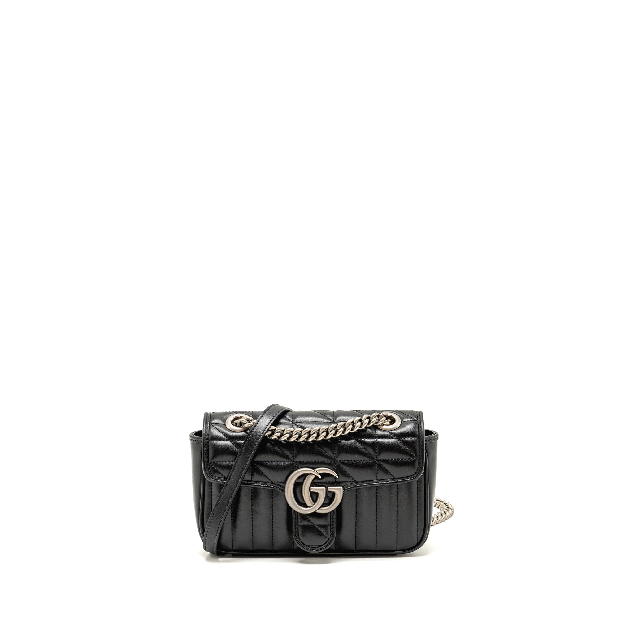 gucci-mini-gg-marmont-shoulder-bag-calfskin-black-shw