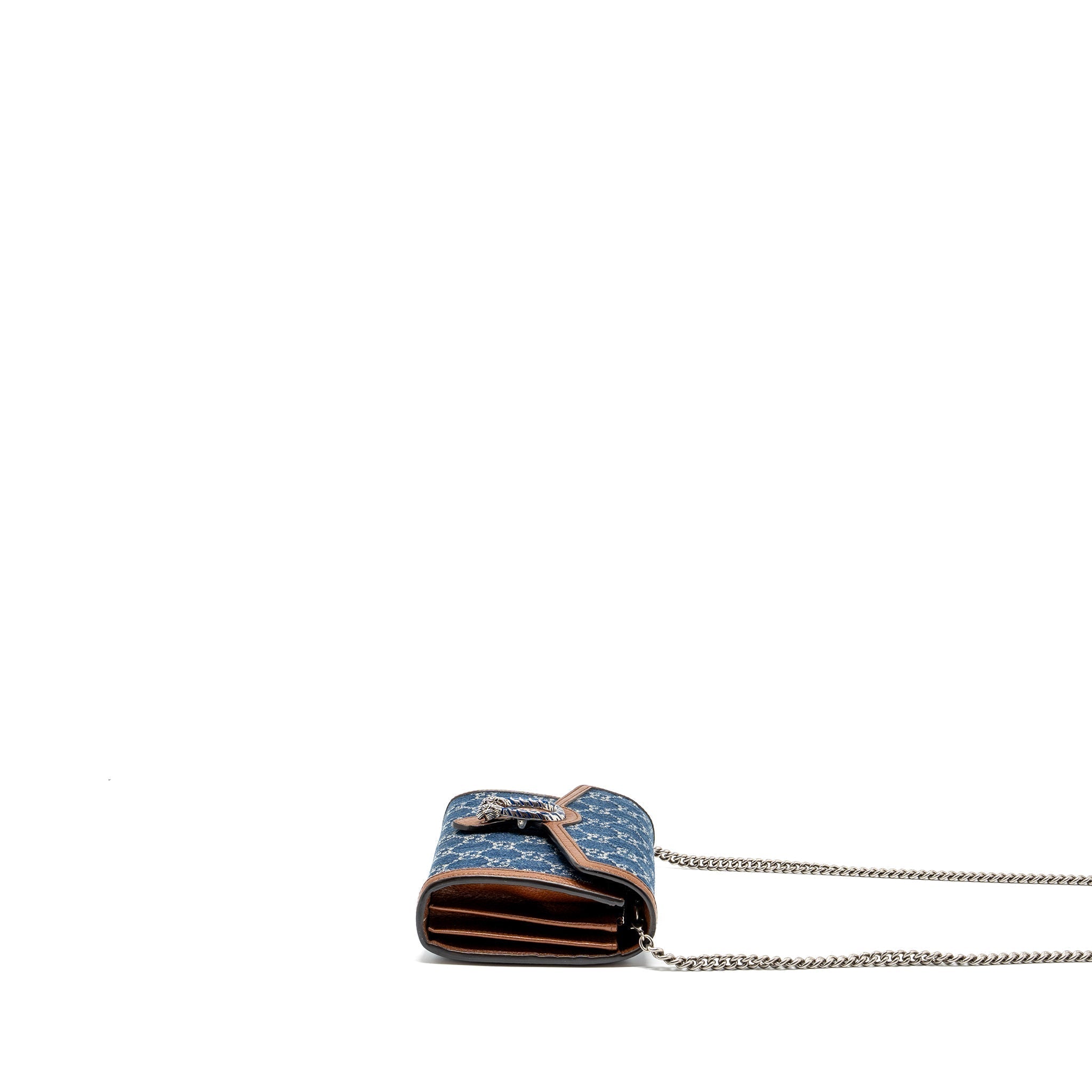 gucci-dionysus-chain-wallet-bag-gg-supreme-denim-leather-blue-silver-hardware