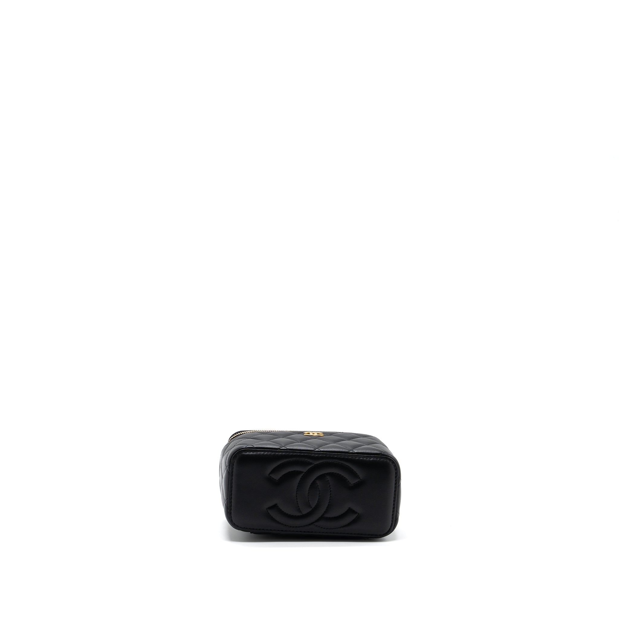 copy-of-chanel-top-handle-long-vanity-with-chain-lambskin-black-lghwmicrochip