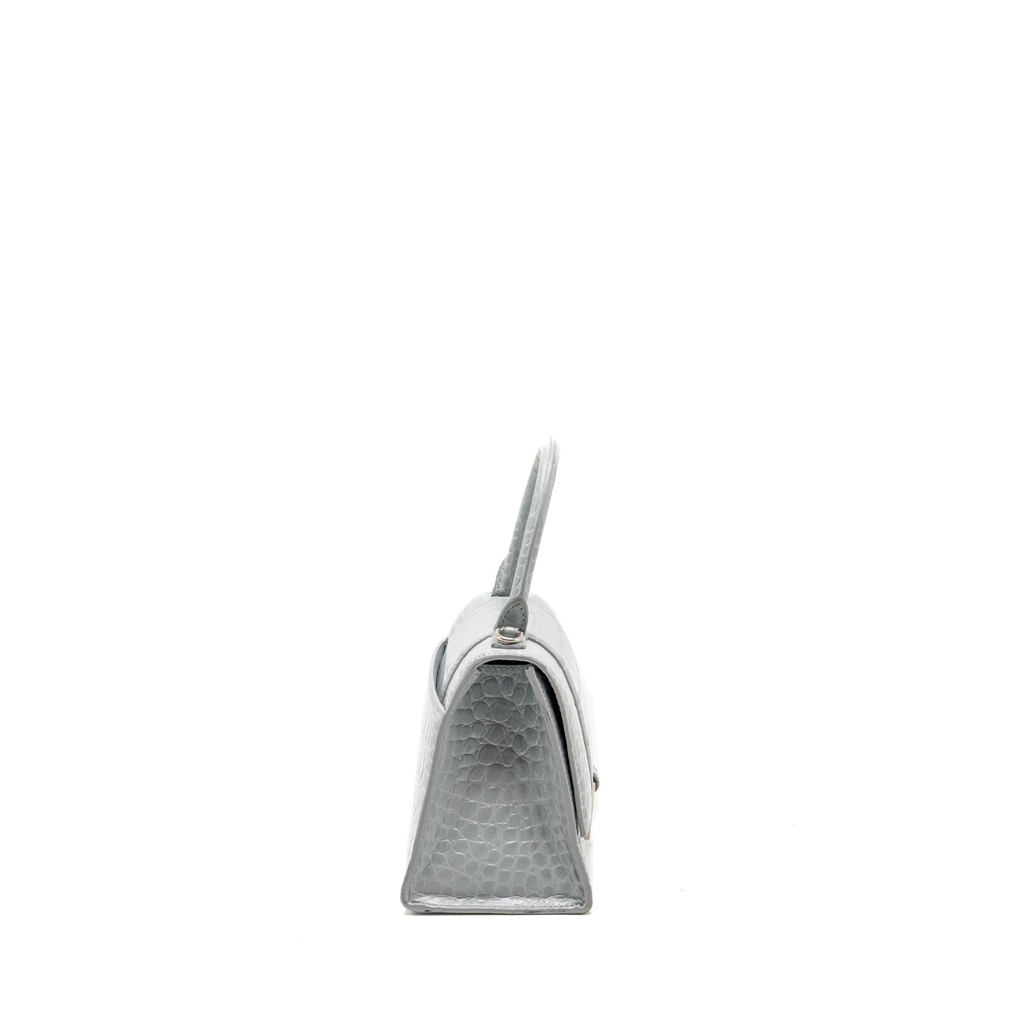 balenciaga-small-hourglass-bag-croc-embossed-calfskin-grey-shw-copy