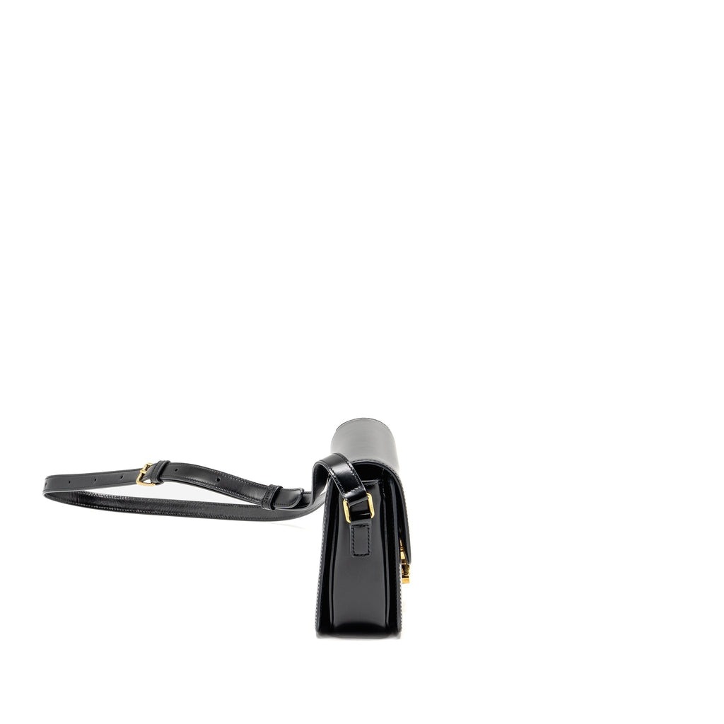 celine-teen-triomphe-bag-shiny-calfskin-black-ghw