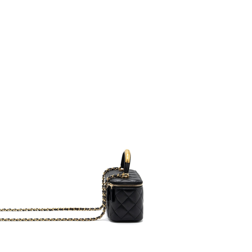 copy-of-chanel-top-handle-long-vanity-with-chain-lambskin-black-lghwmicrochip