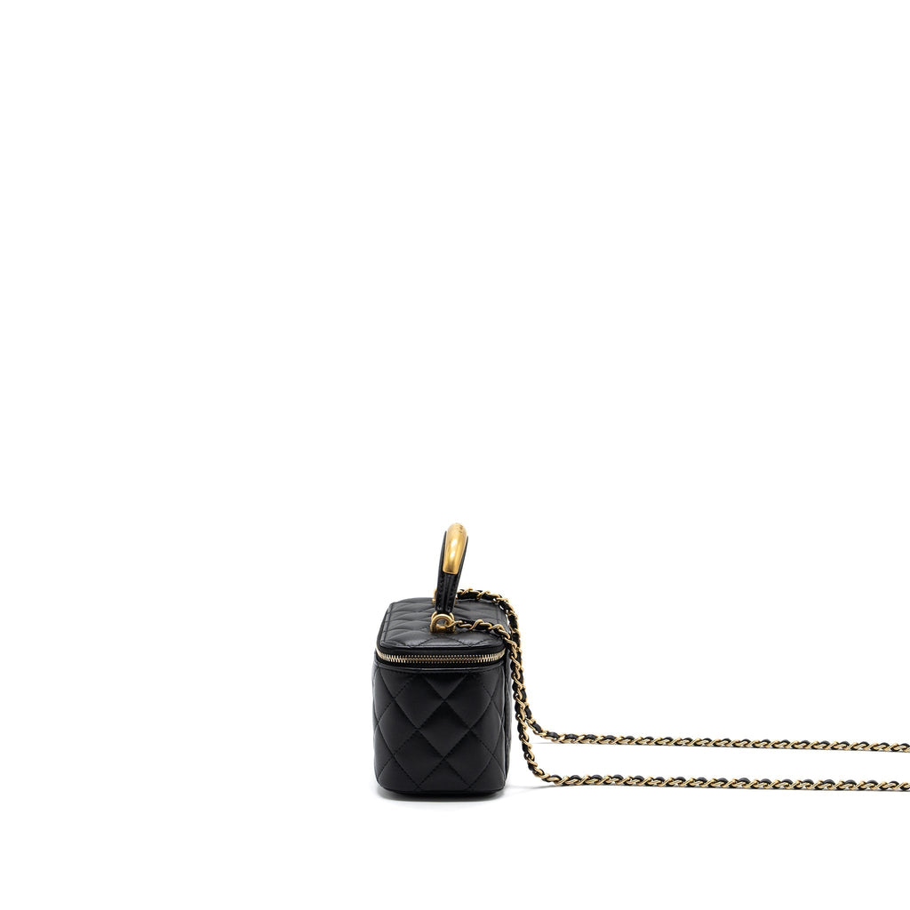 copy-of-chanel-top-handle-long-vanity-with-chain-lambskin-black-lghwmicrochip