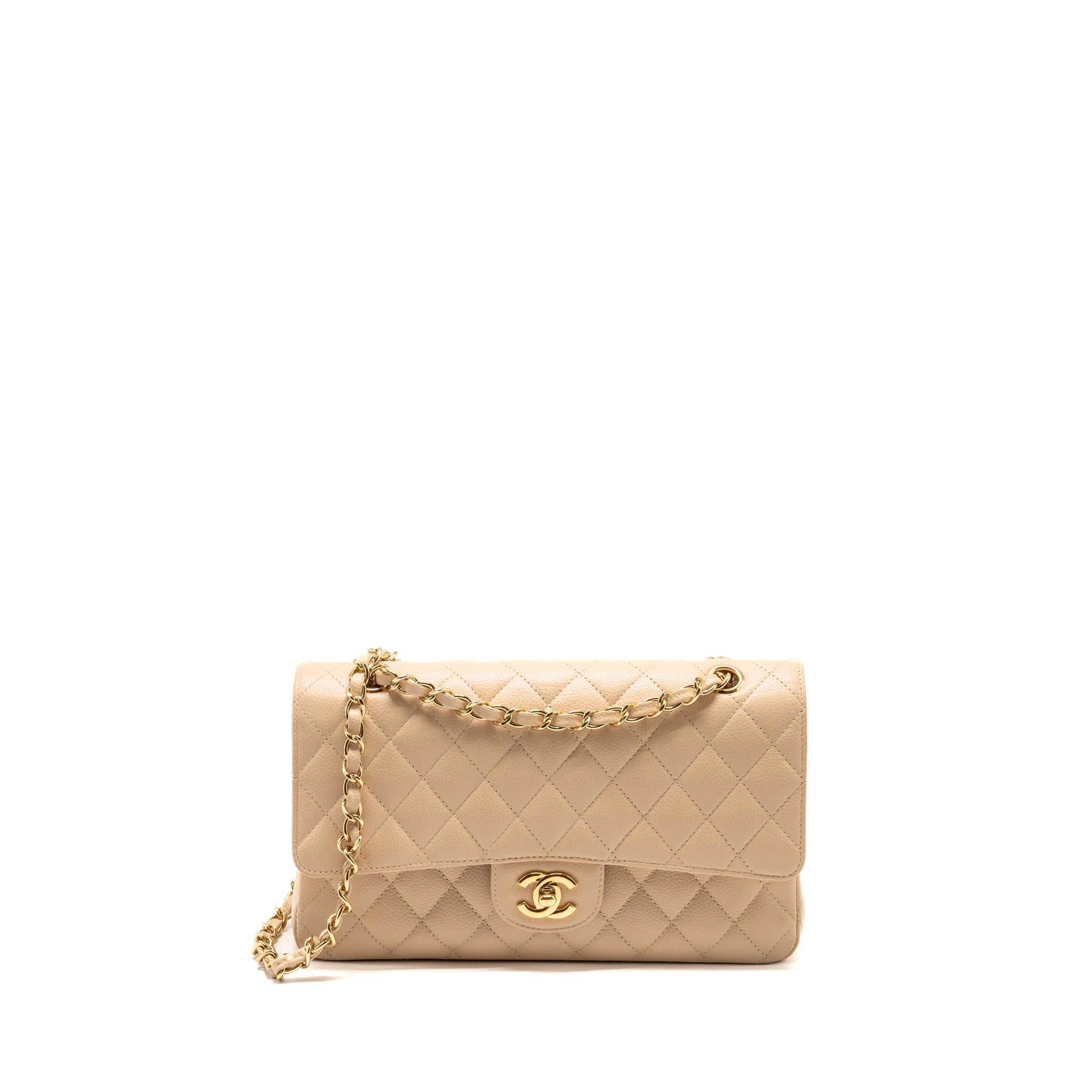 chanel-medium-classic-double-flap-bag-caviar-beige-ghw-4