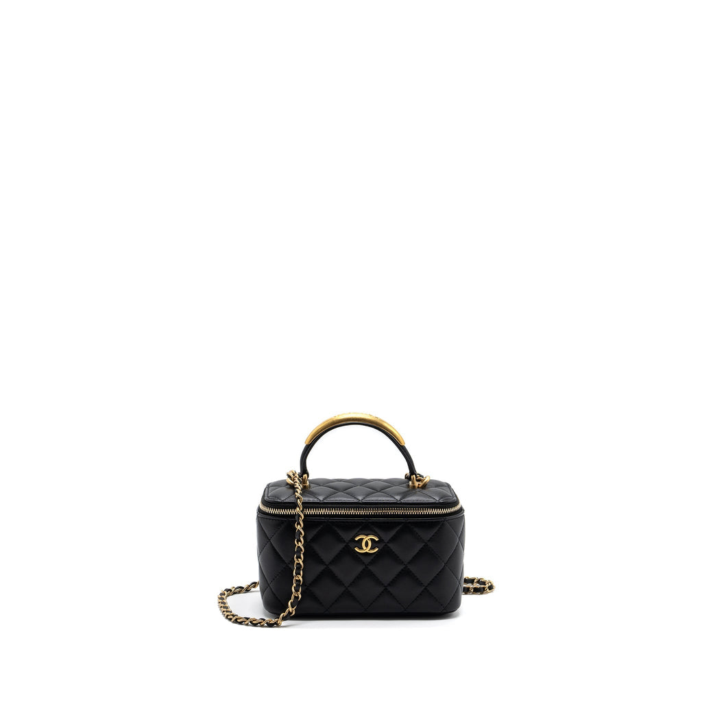 copy-of-chanel-top-handle-long-vanity-with-chain-lambskin-black-lghwmicrochip