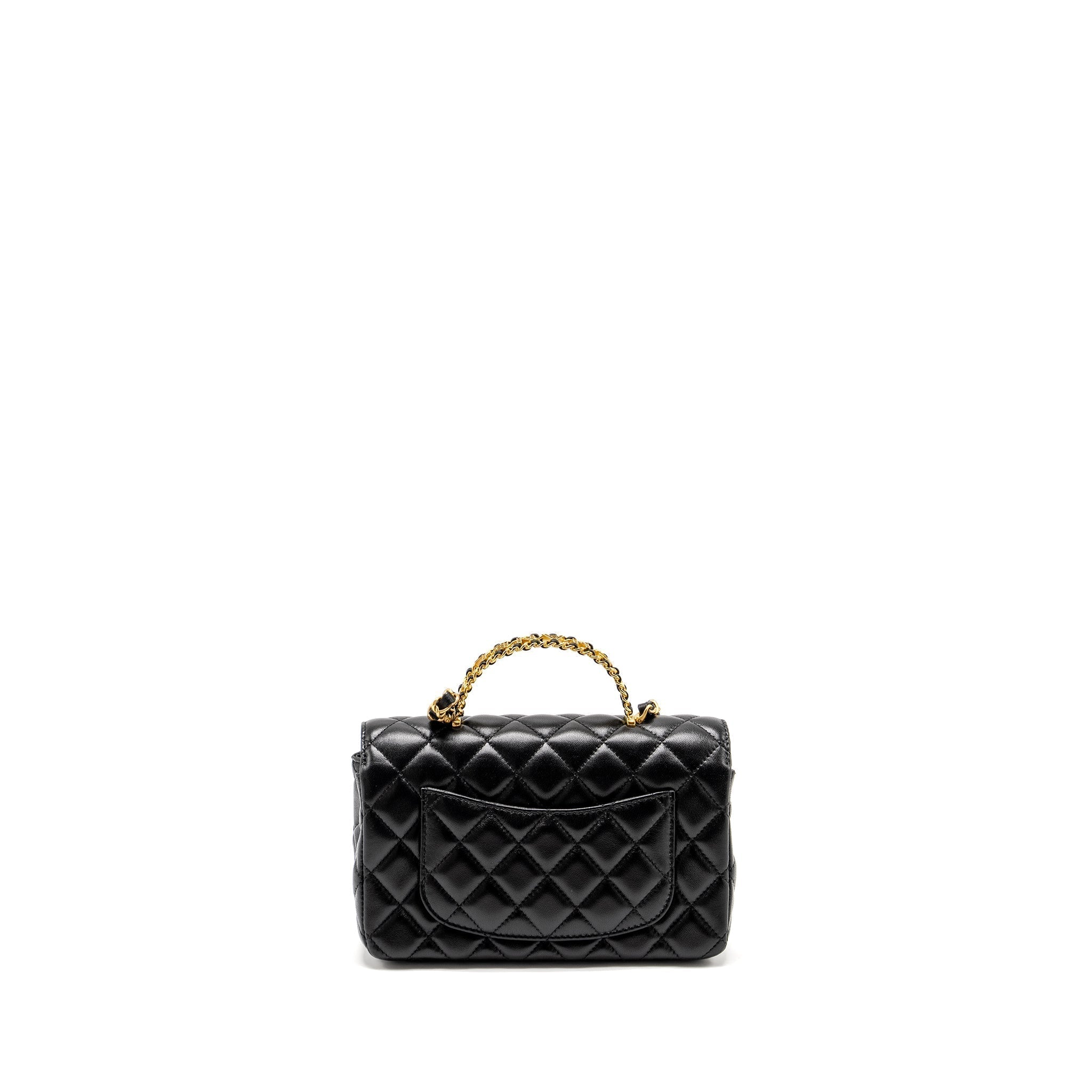 chanel-detailed-top-handle-flap-bag-lambskin-black-ghw-microchip