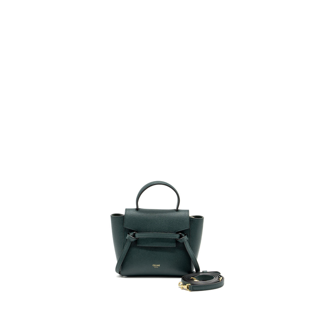celine-pico-belt-bag-grained-calfskin-dark-green-ghw