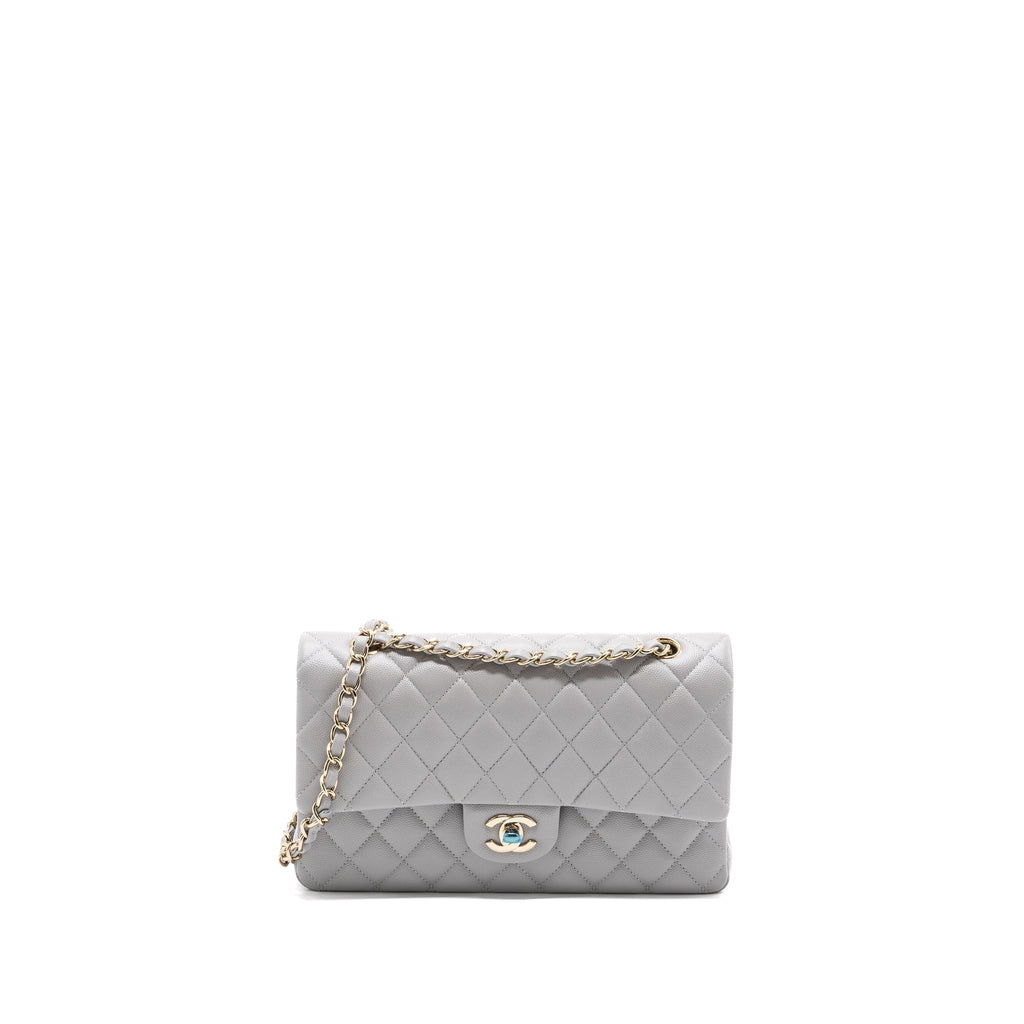 chanel-classic-medium-double-flap-bag-caviar-light-grey-lghw-microchip