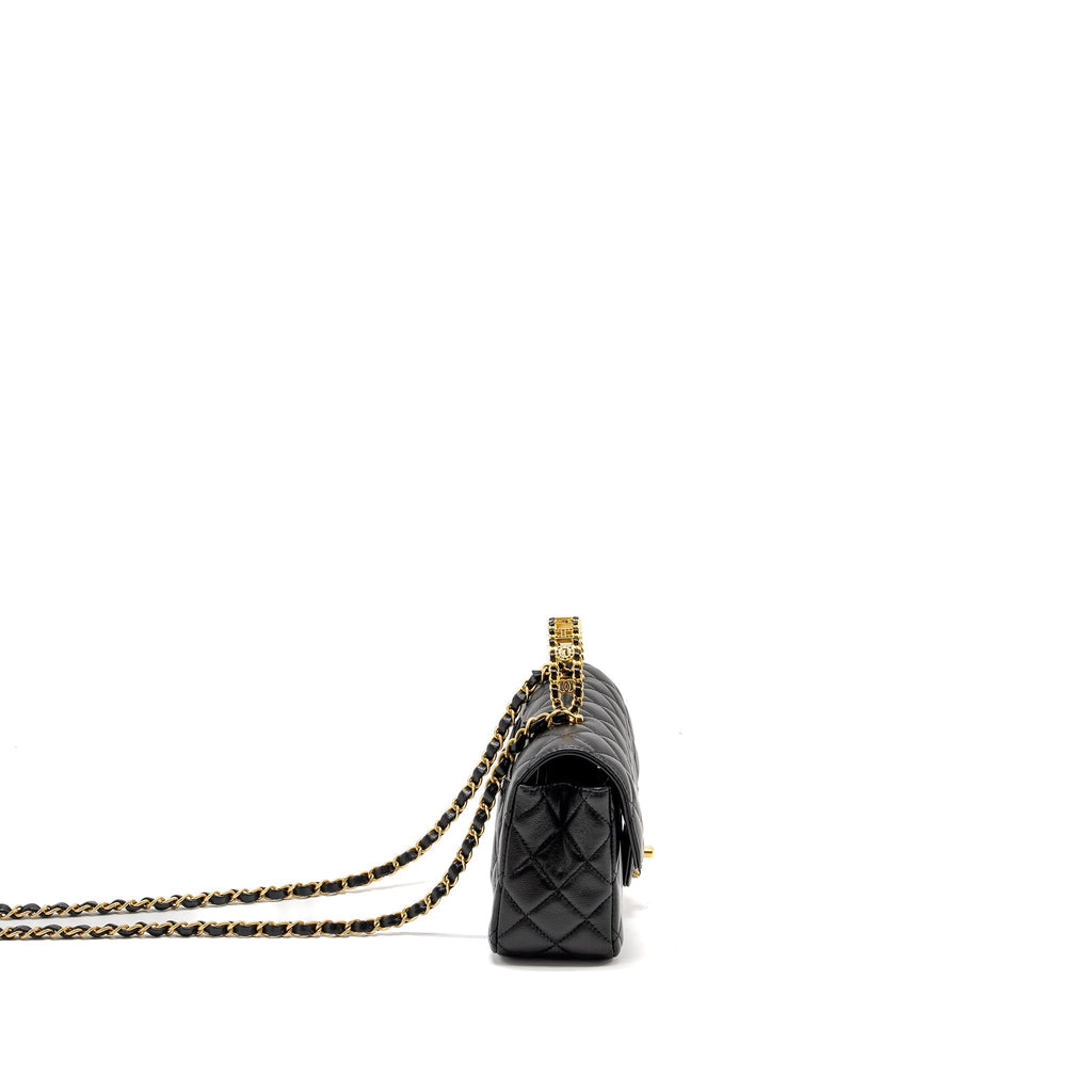 chanel-detailed-top-handle-flap-bag-lambskin-black-ghw-microchip