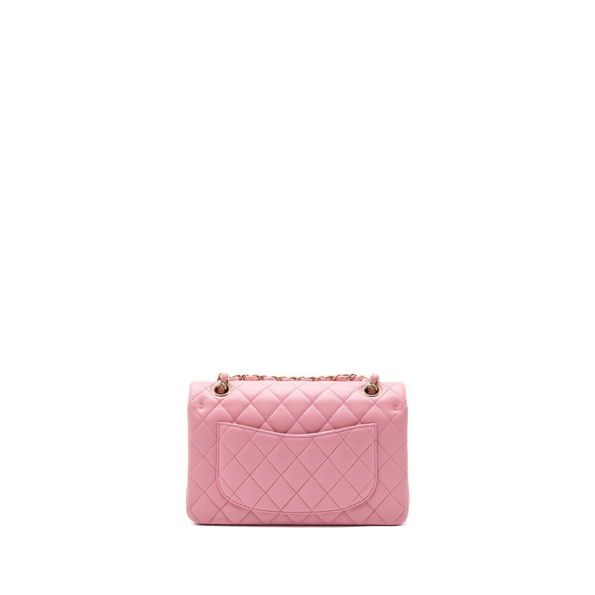 chanel-small-classic-double-flap-bag-lambskin-pink-lghwmicrochip-copy-1