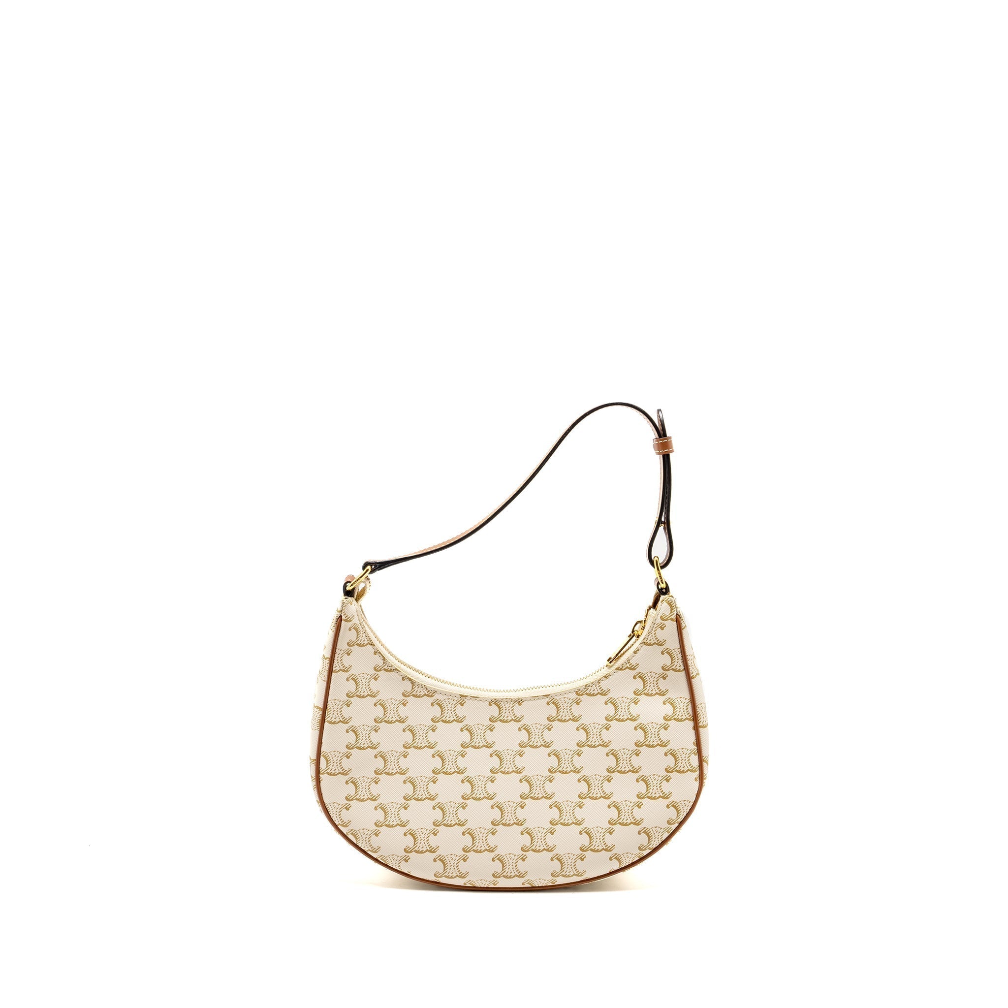 celine-meduim-ava-bag-triomphe-canvas-calfskin-white-brown-ghw
