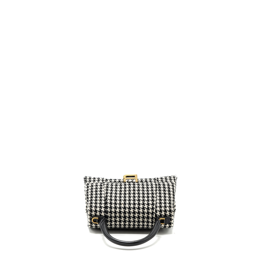 balenciaga-hourglass-s-wool-houndstooth-black-white-ghw