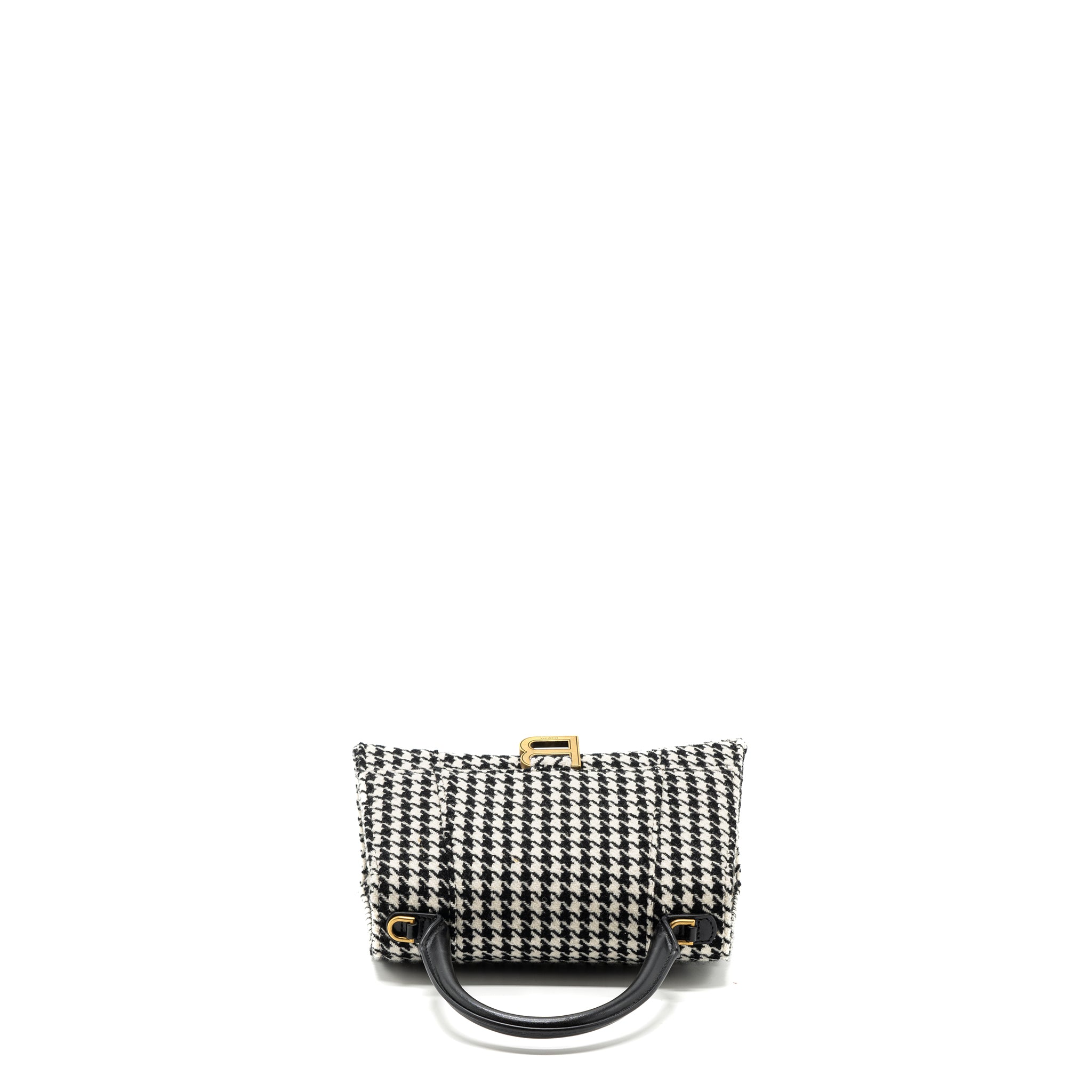 balenciaga-hourglass-s-wool-houndstooth-black-white-ghw