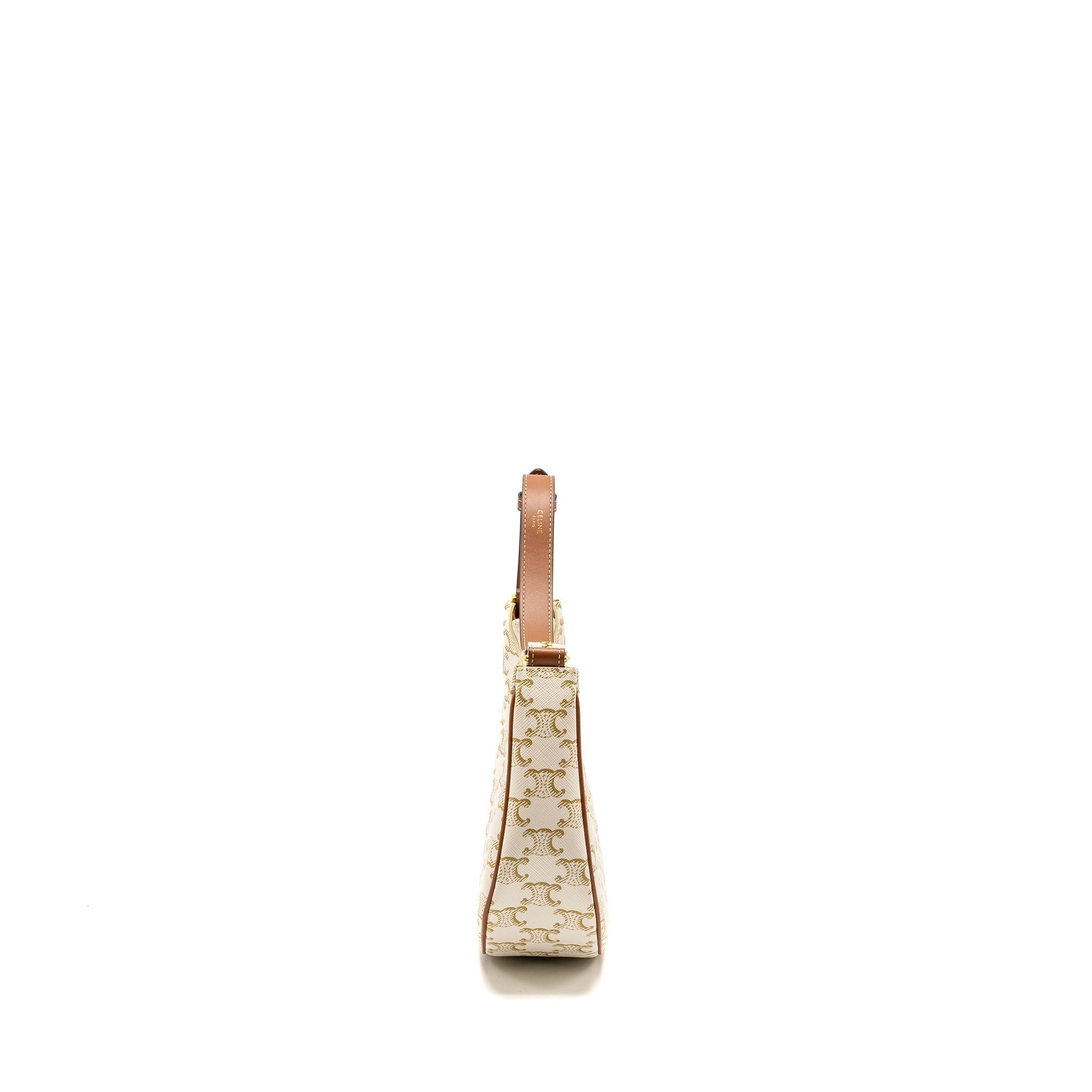 celine-meduim-ava-bag-triomphe-canvas-calfskin-white-brown-ghw