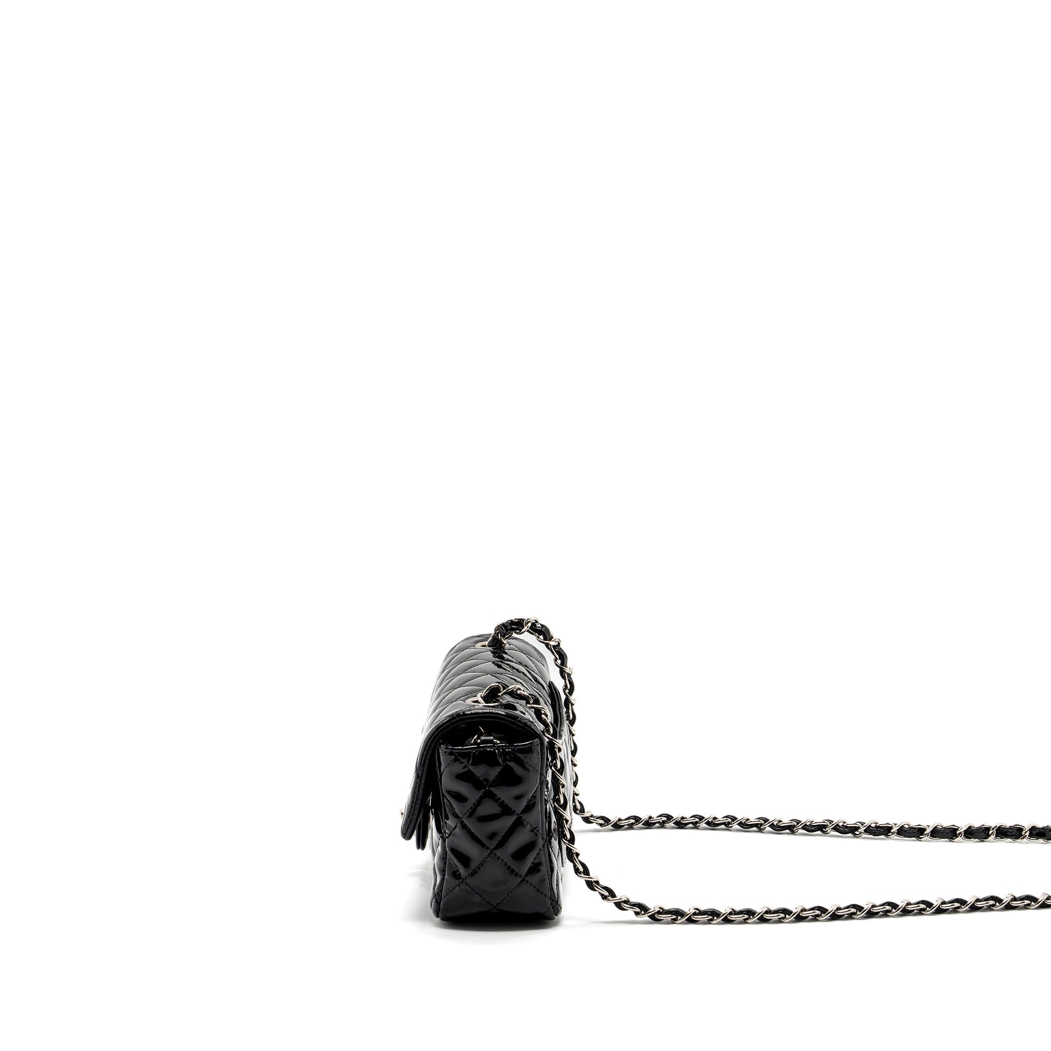 chanel-mini-rectangular-flap-bag-patent-black-shw