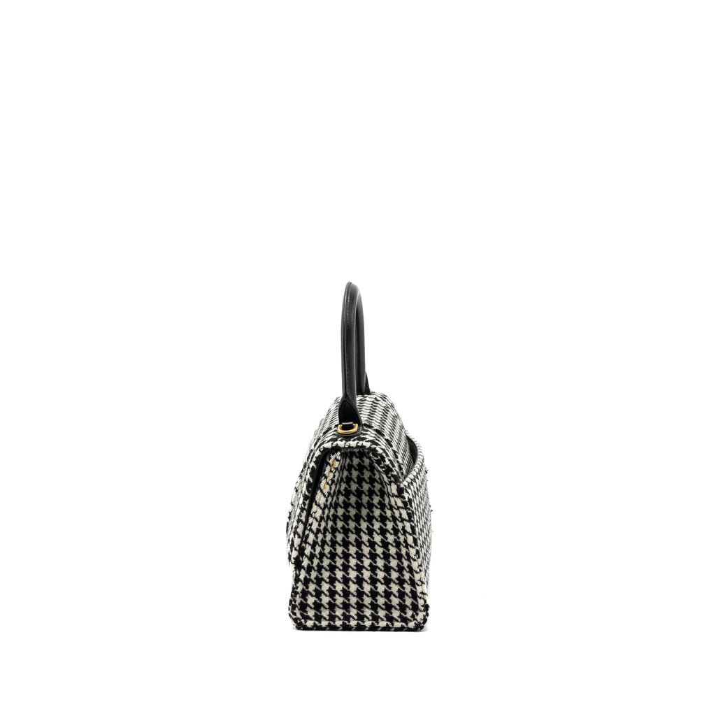 balenciaga-hourglass-s-wool-houndstooth-black-white-ghw