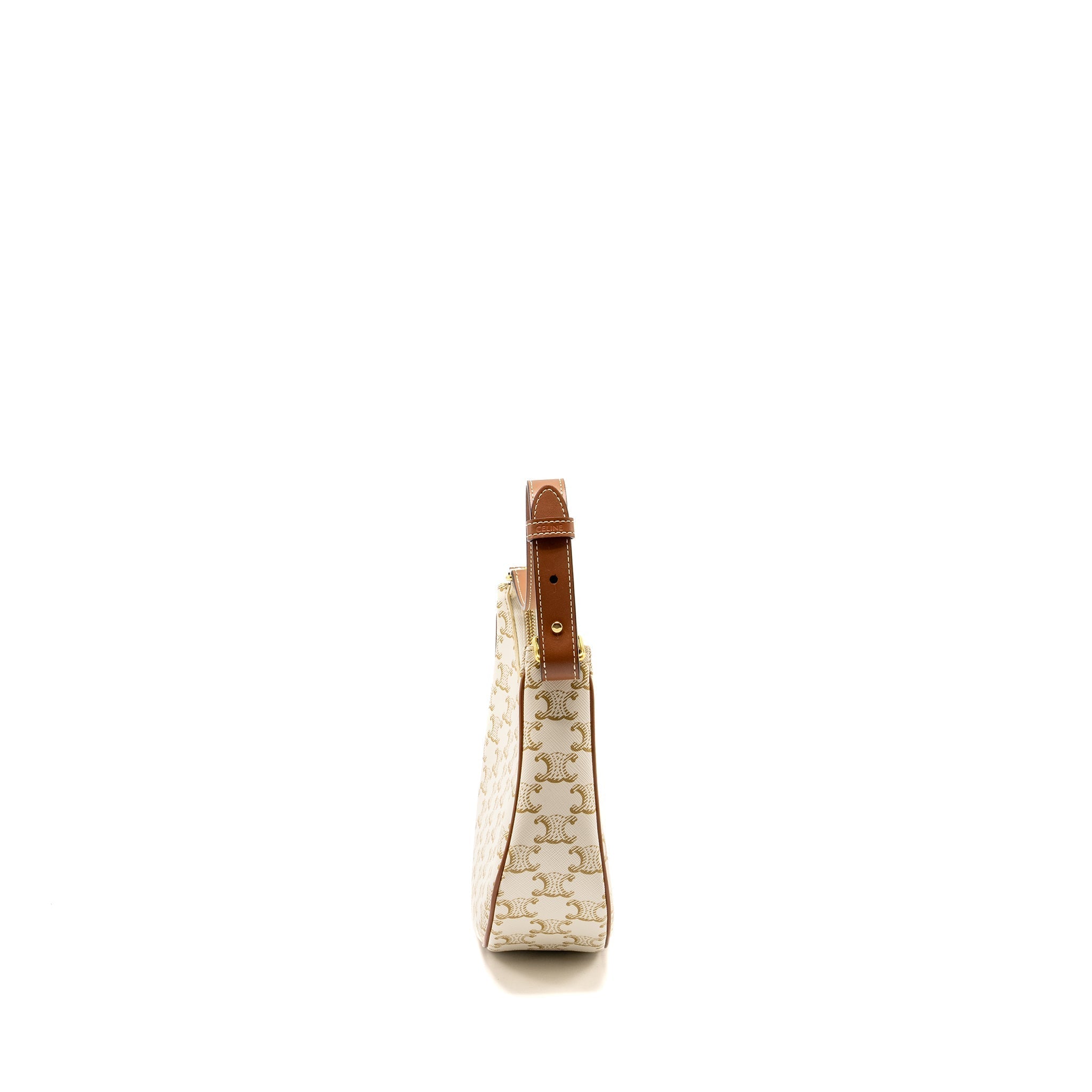 celine-meduim-ava-bag-triomphe-canvas-calfskin-white-brown-ghw