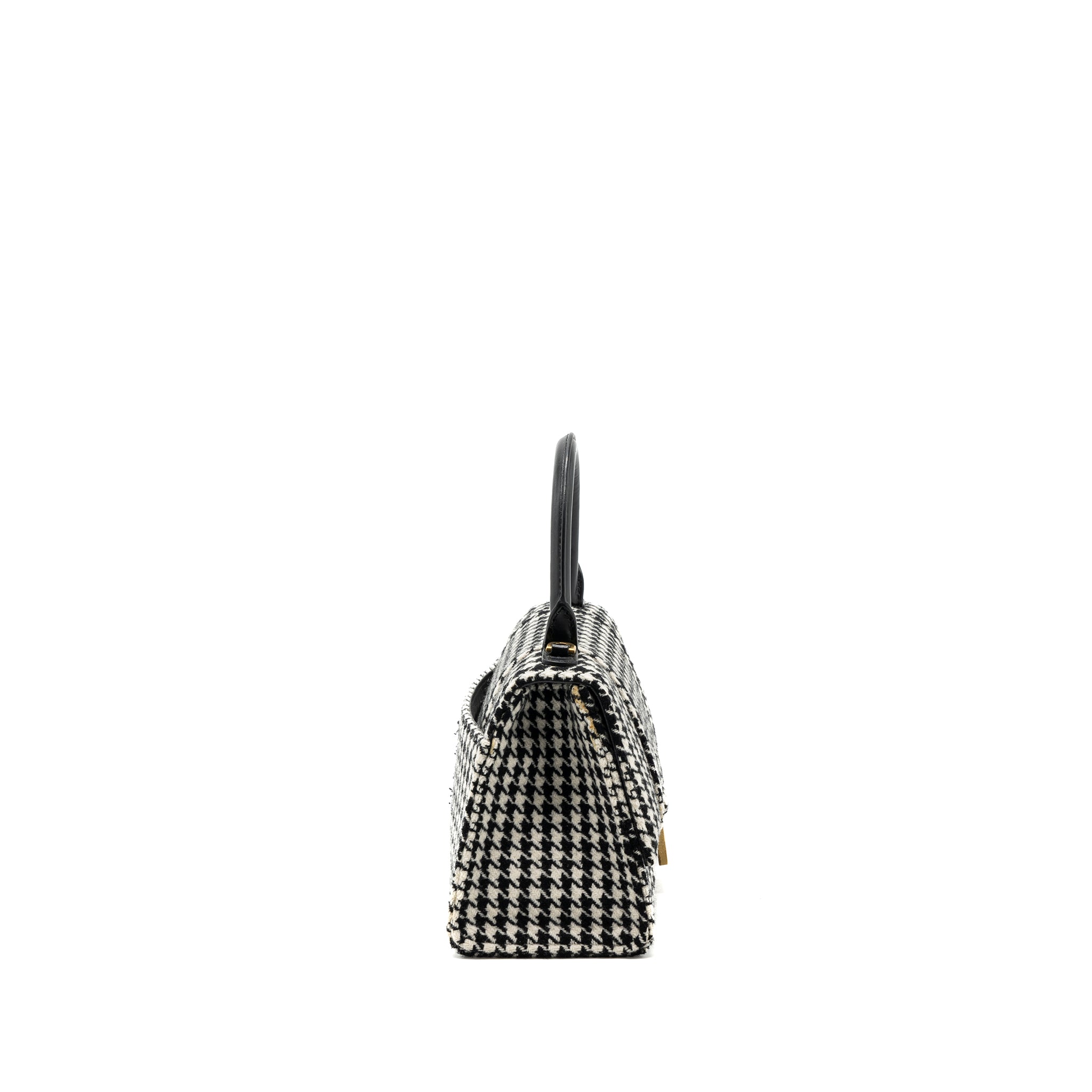balenciaga-hourglass-s-wool-houndstooth-black-white-ghw