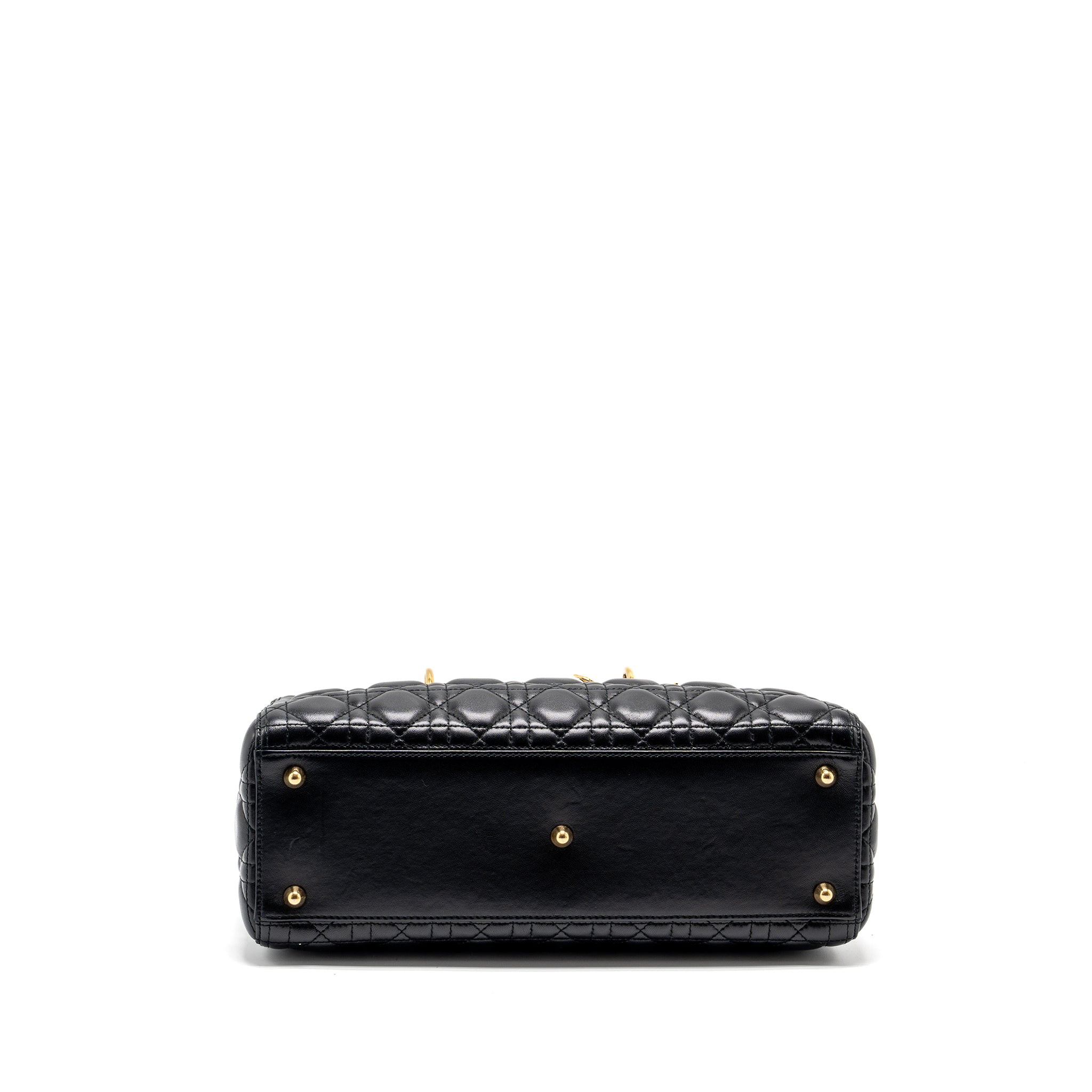 dior-large-lady-dior-lambskin-black-ghw