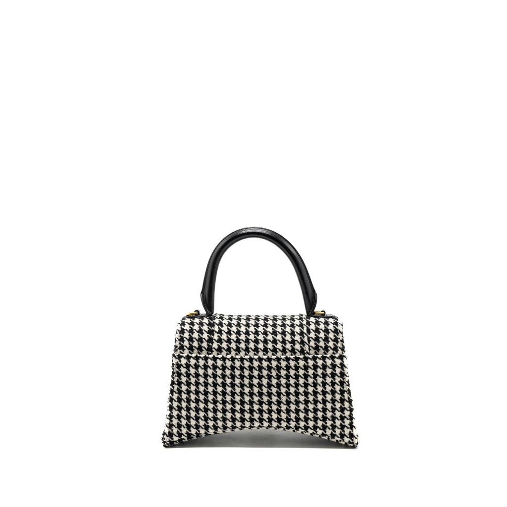 balenciaga-hourglass-s-wool-houndstooth-black-white-ghw