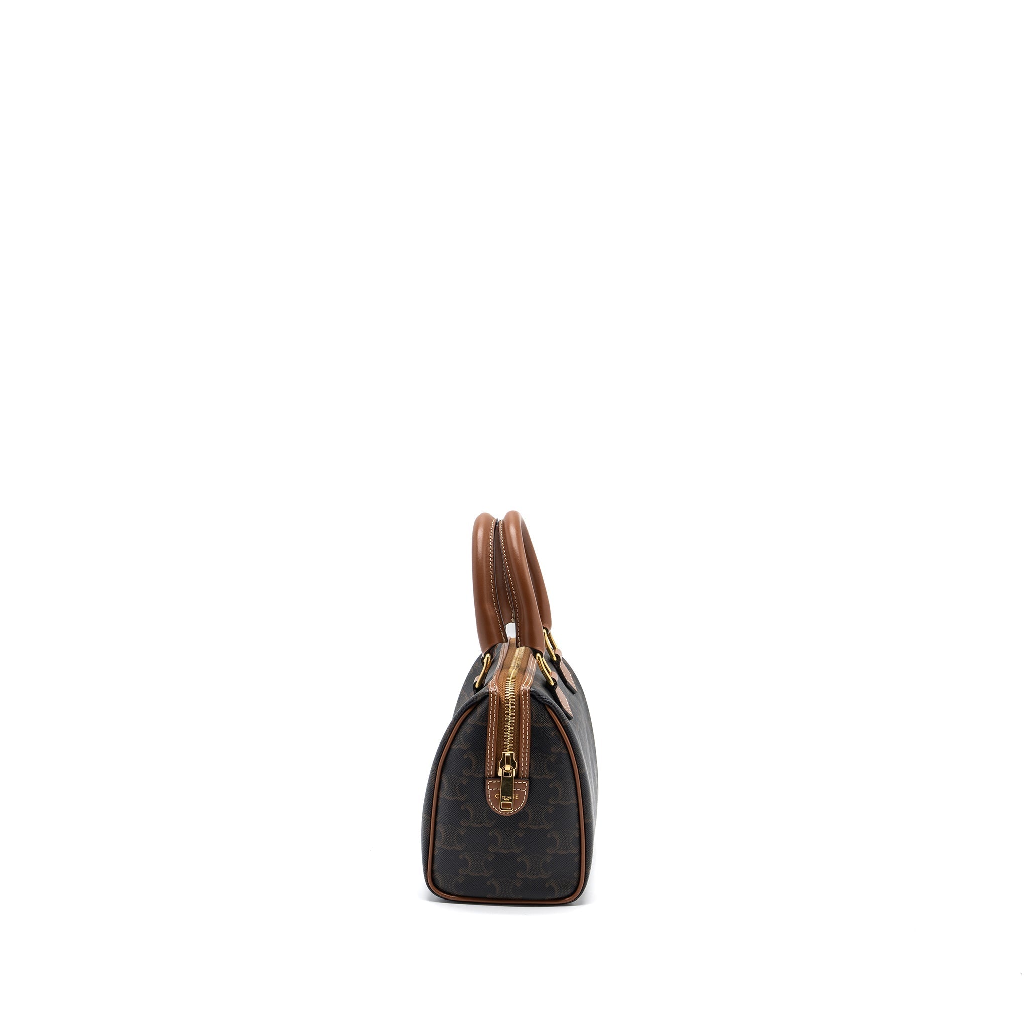 celine-small-boston-bag-triomphe-canvas-calfskin-tan-ghw