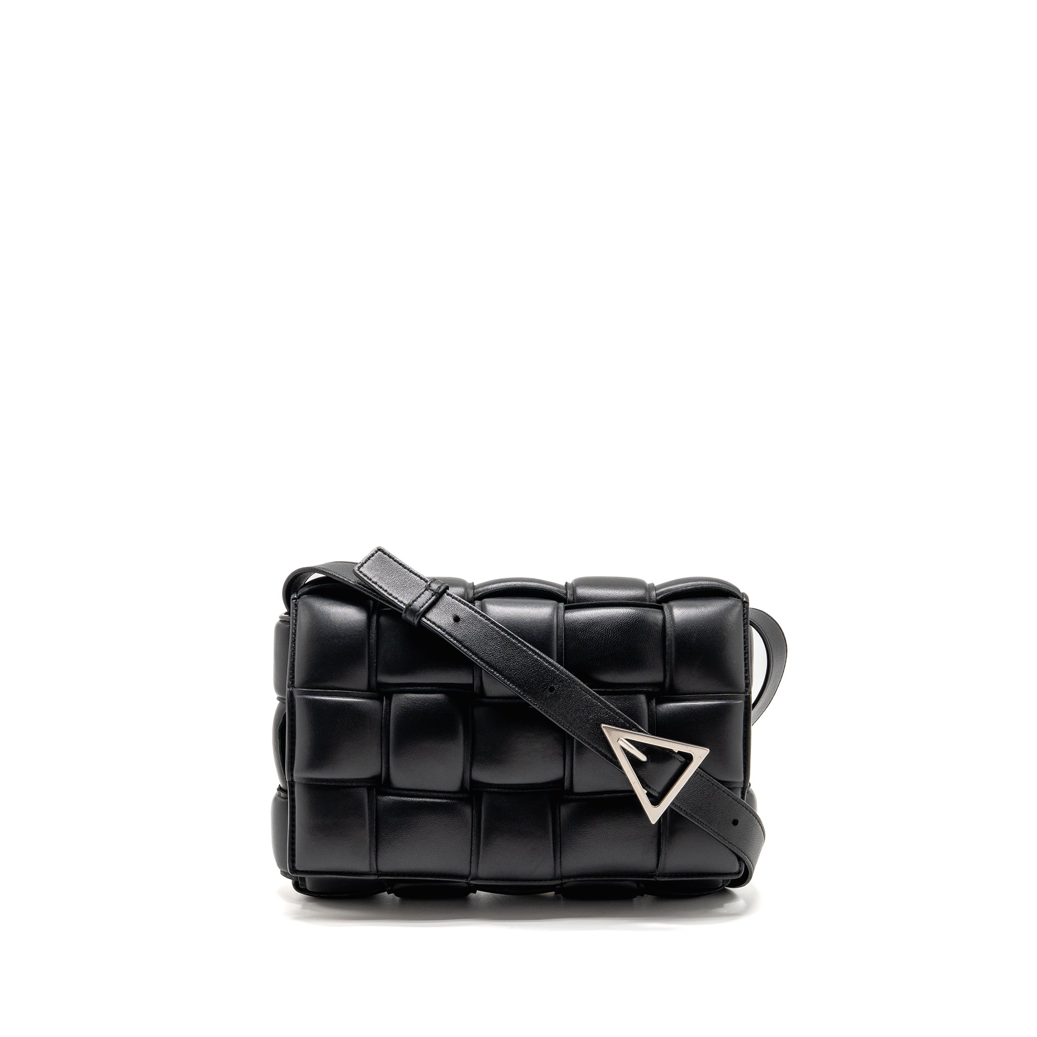 bottega-veneta-padded-cassette-lambskin-black-shw