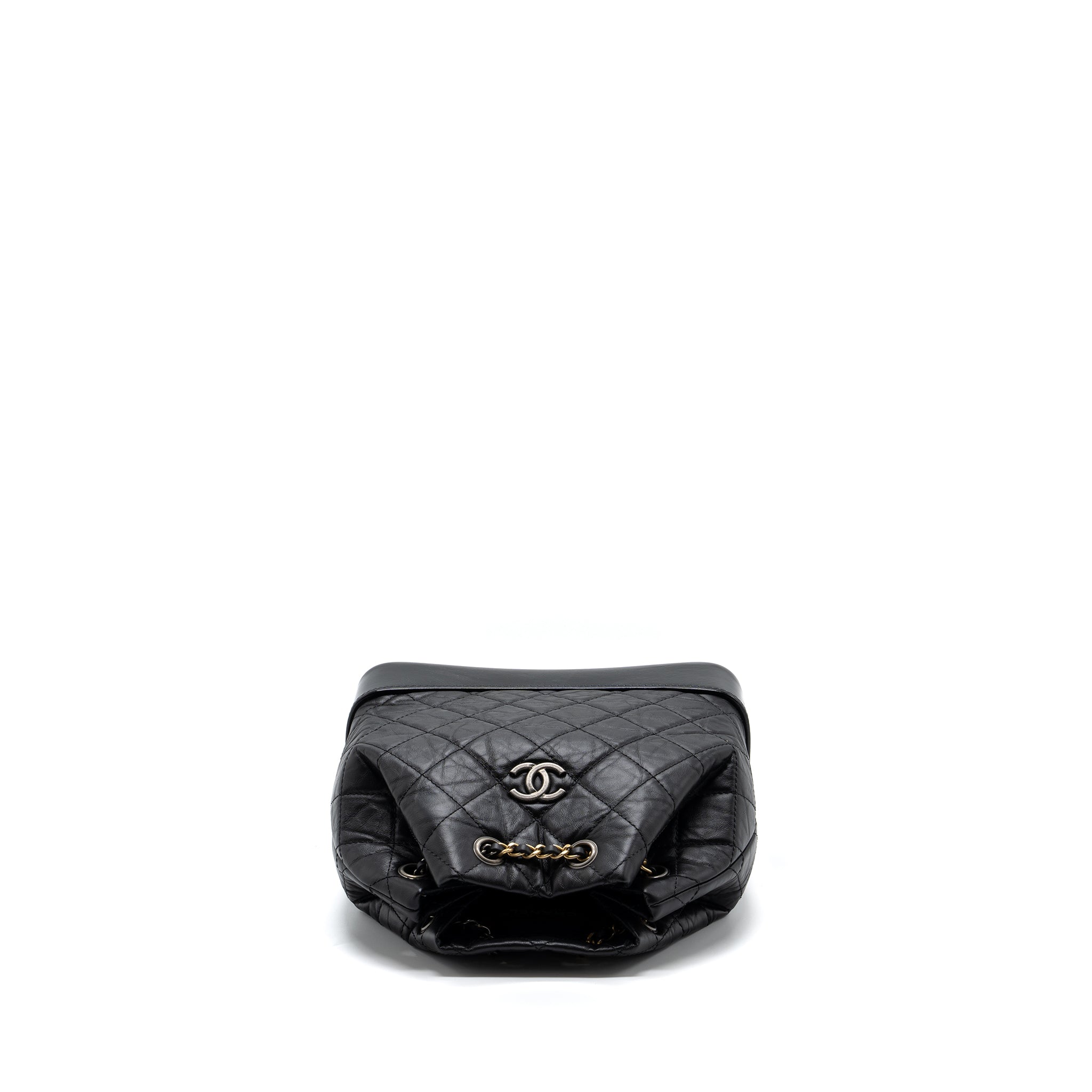 chanel-small-gabrielle-backpack-aged-calfskin-black-multicolour-hardware