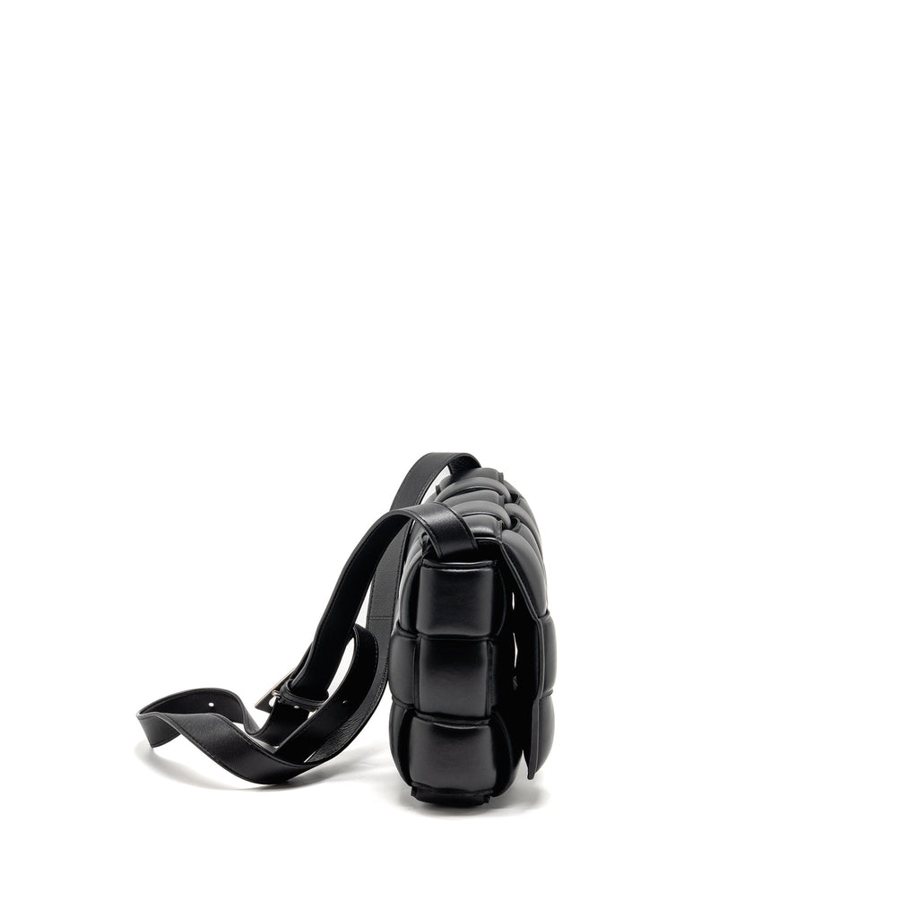 bottega-veneta-padded-cassette-lambskin-black-shw