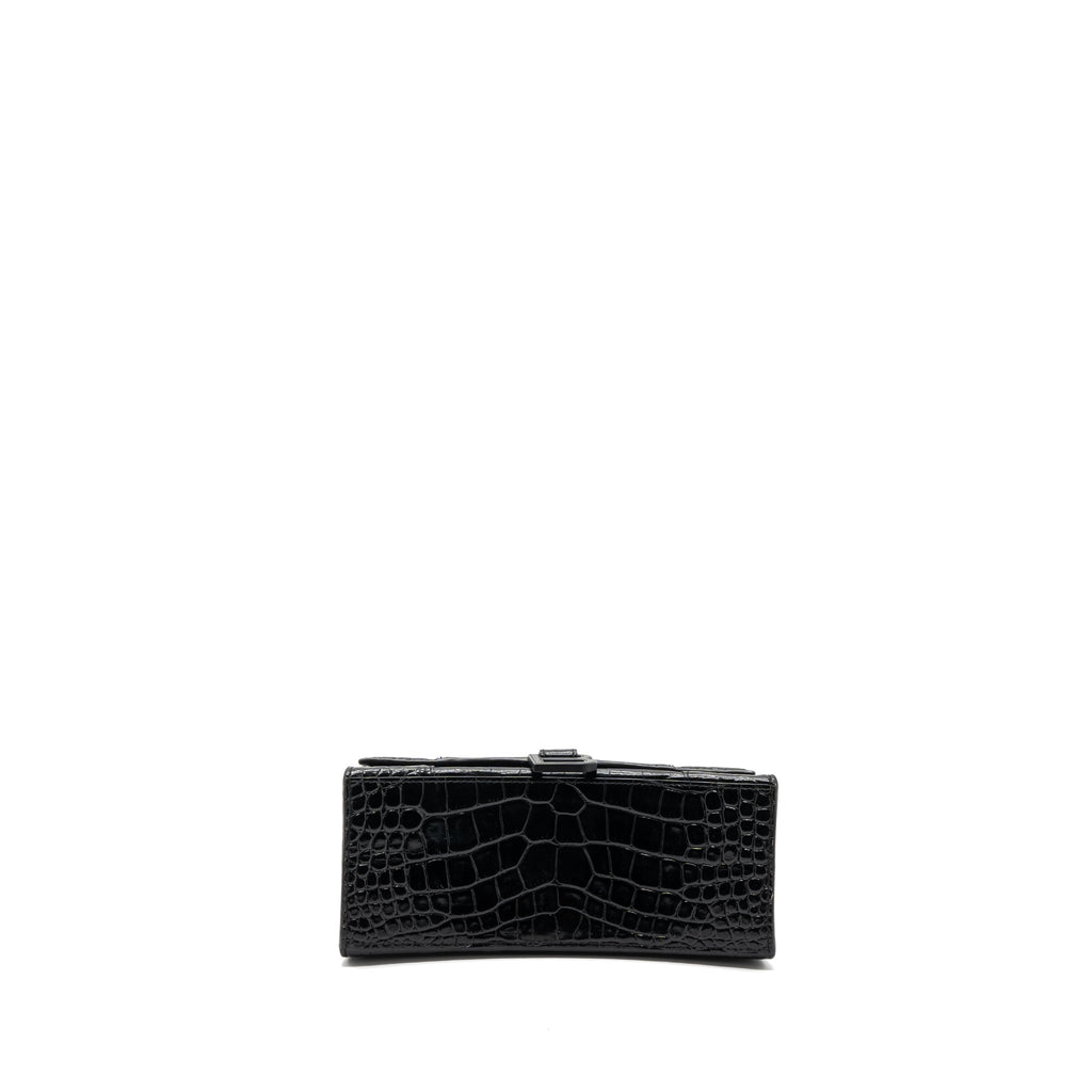 balenciaga-hourglass-s-croc-embossed-calfskin-so-black
