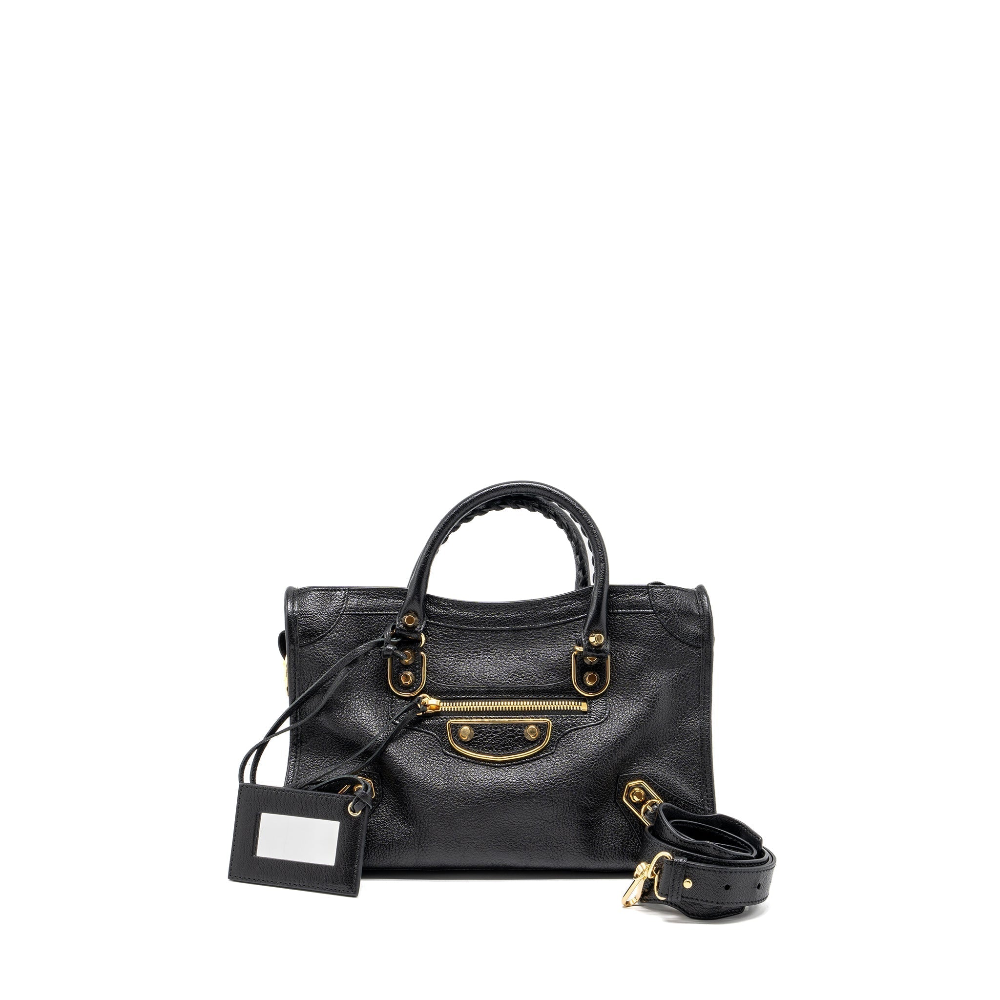 balenciaga-classic-city-bag-leather-black-ghw-1