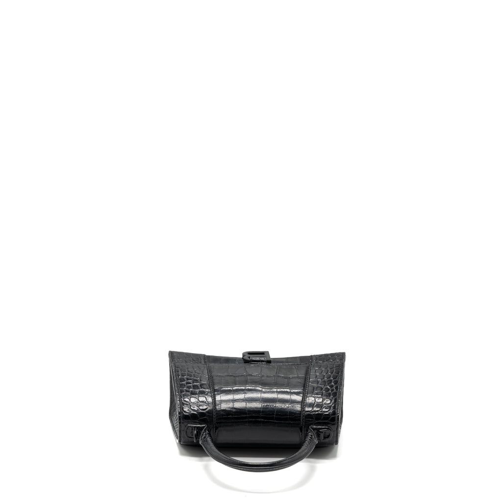balenciaga-hourglass-s-croc-embossed-calfskin-so-black