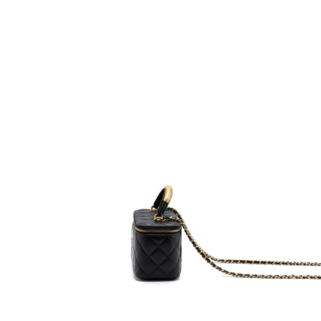 copy-of-chanel-top-handle-long-vanity-with-chain-lambskin-black-ghw-microchip