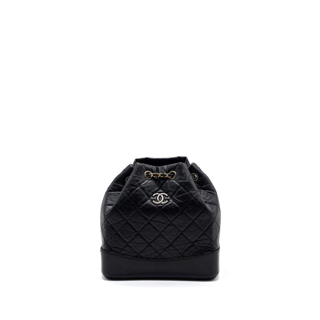 chanel-small-gabrielle-backpack-aged-calfskin-black-multicolour-hardware