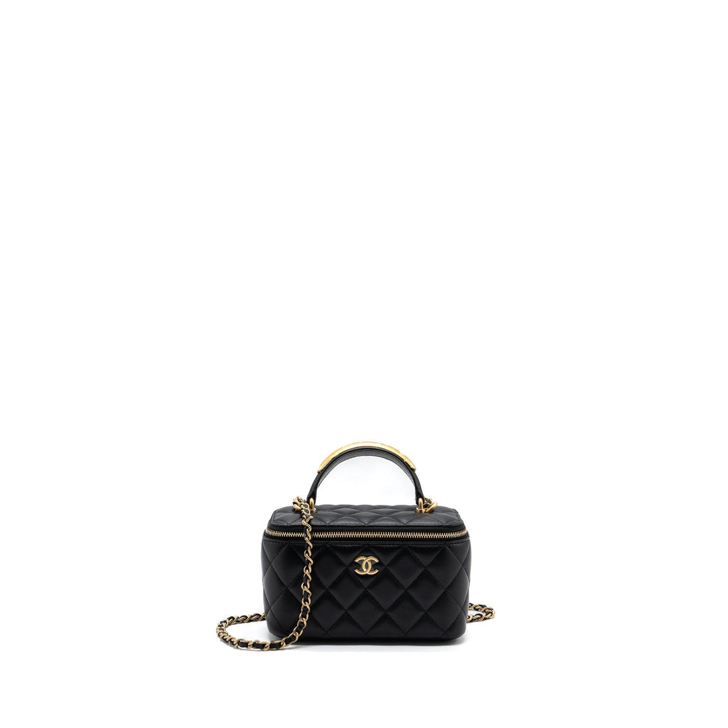copy-of-chanel-top-handle-long-vanity-with-chain-lambskin-black-ghw-microchip
