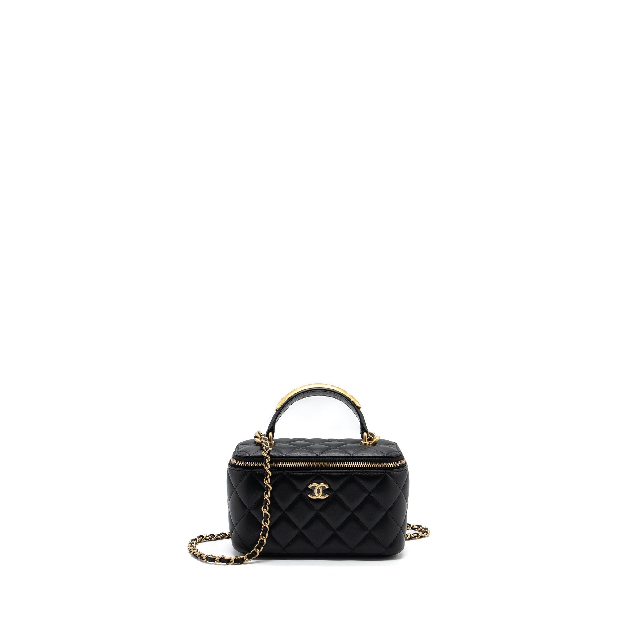 copy-of-chanel-top-handle-long-vanity-with-chain-lambskin-black-ghw-microchip