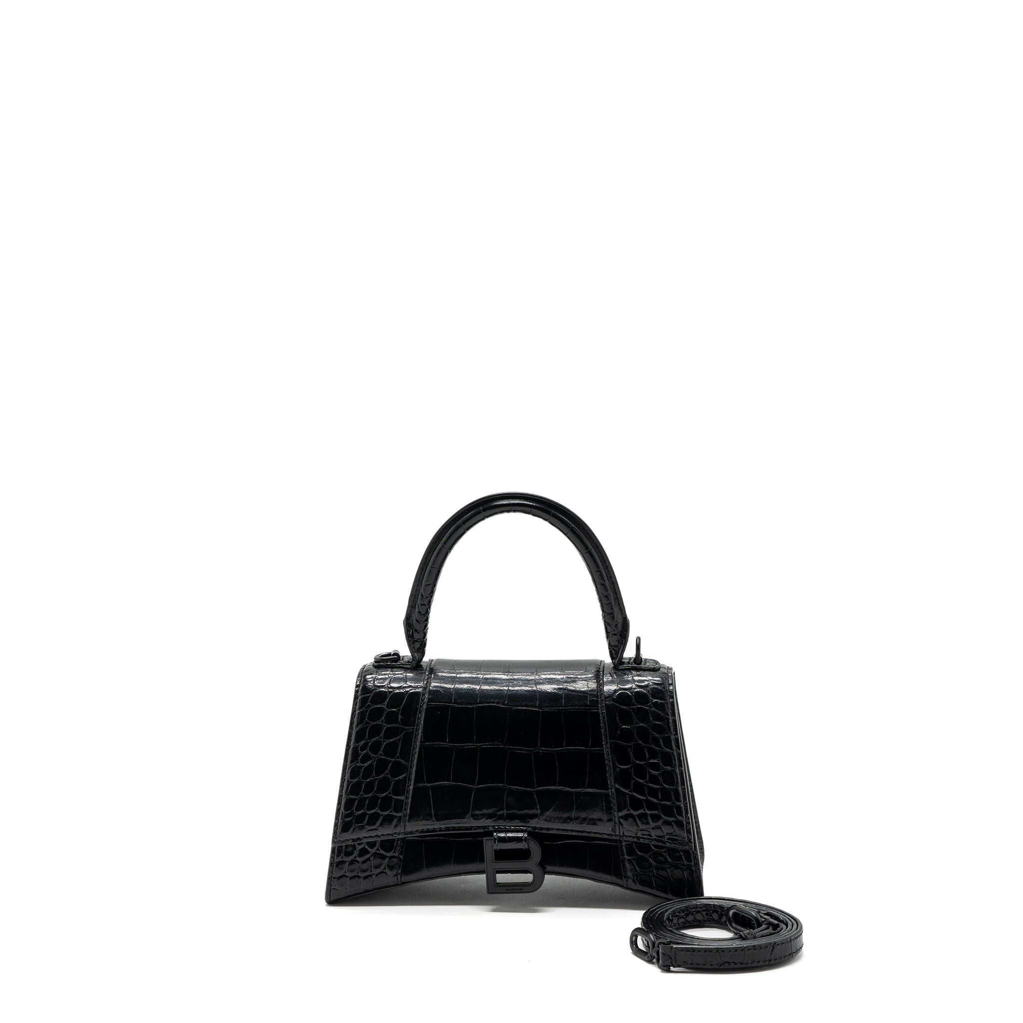 balenciaga-hourglass-s-croc-embossed-calfskin-so-black