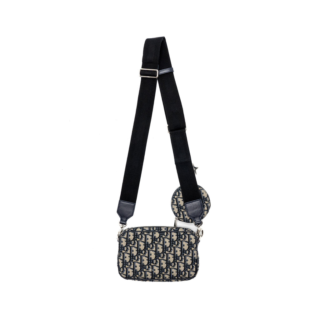 dior-3-in-1-mini-zipper-pouch-with-strap-blue-jacquard-shw