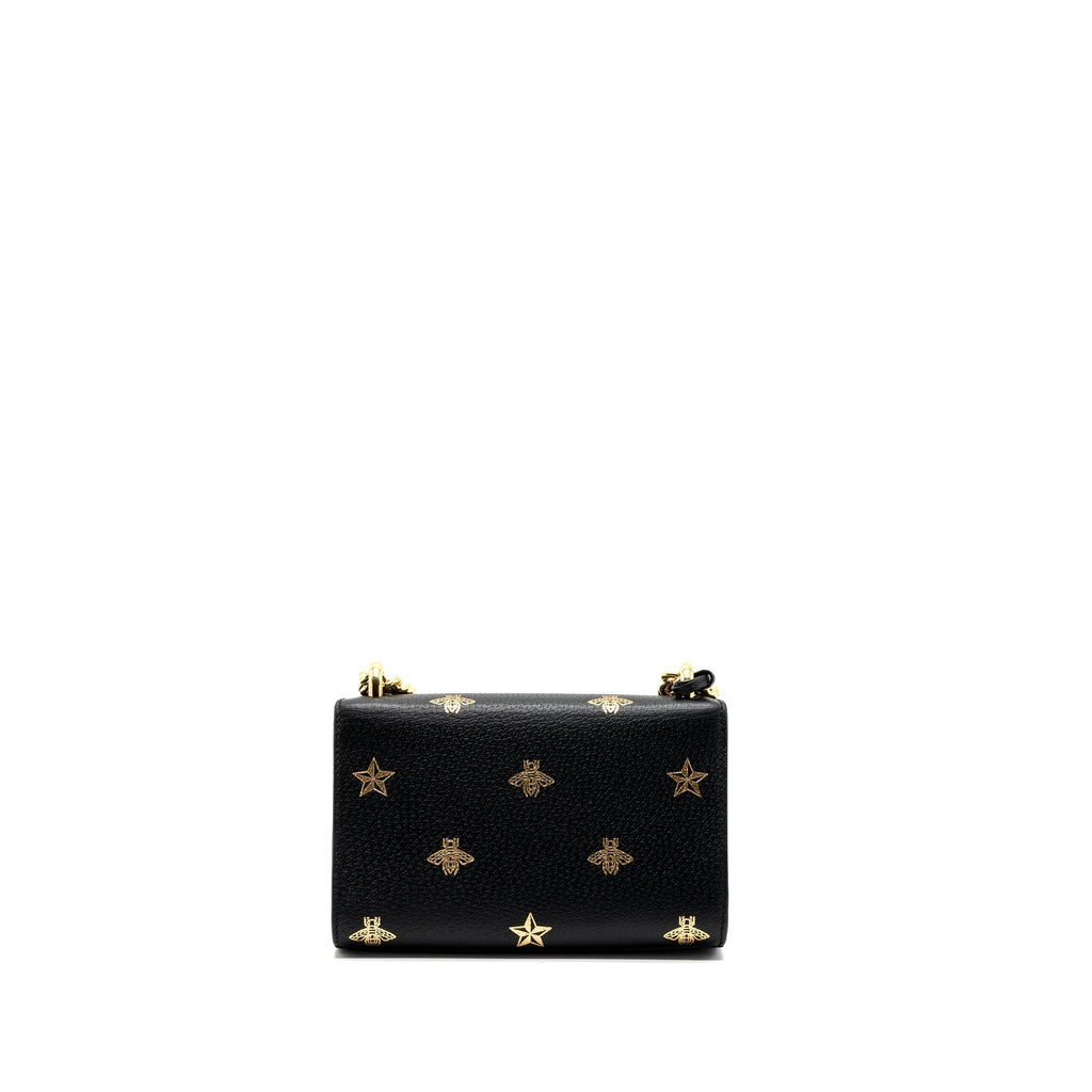 gucci-padlock-chain-bag-bee-print-calfskin-black-ghw