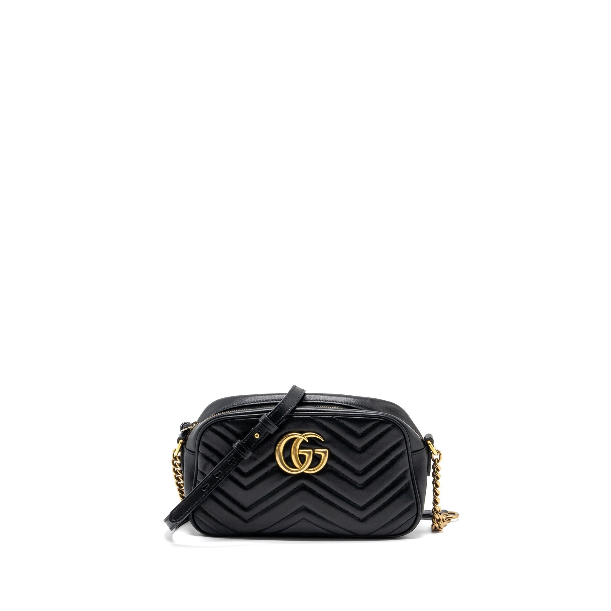gucci-gg-marmont-small-matelasse-shoulder-bag-calfskin-black-ghw-1